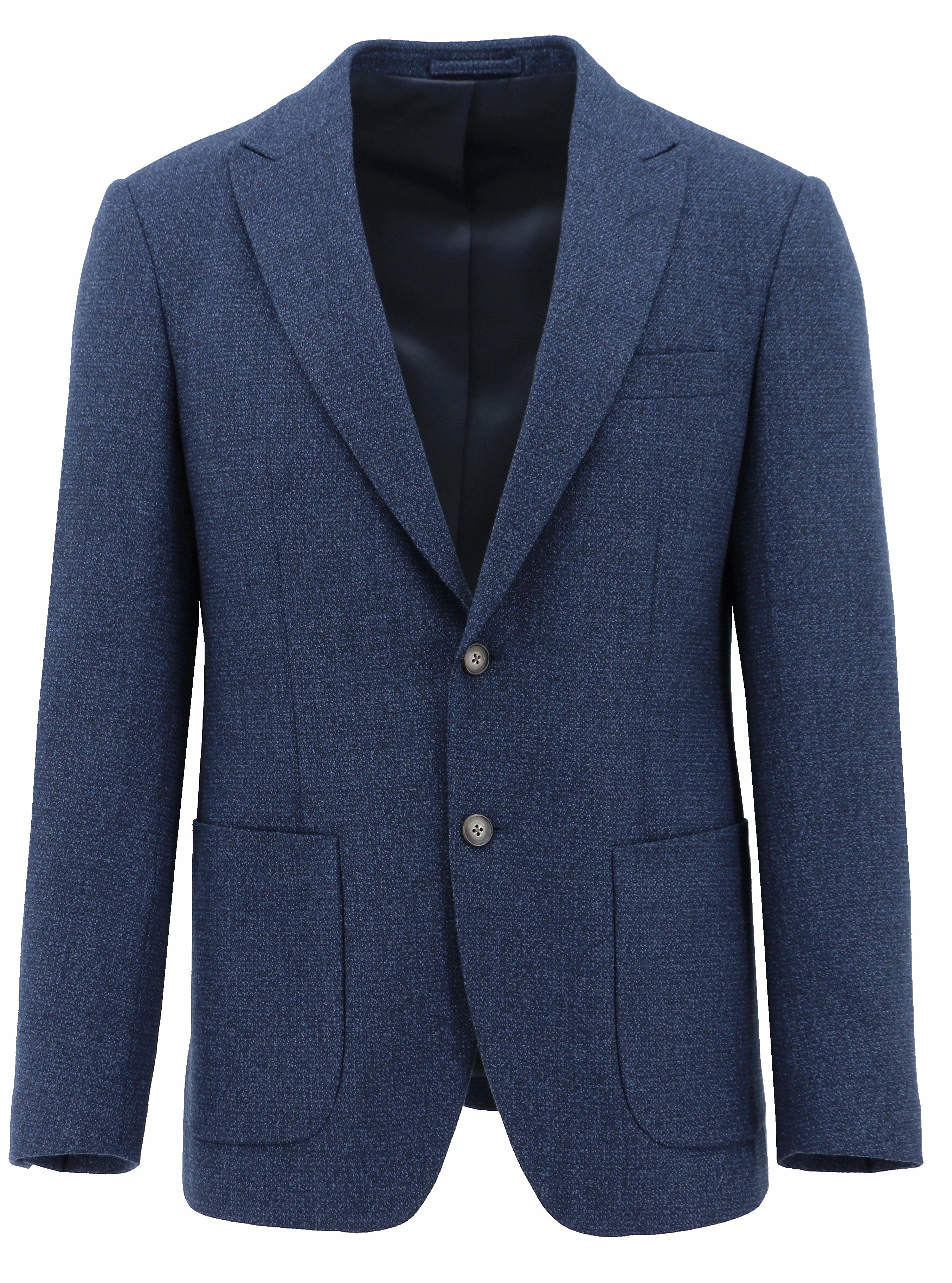 Amalfi Blue Sports Jacket Strong Zip Hypoallergenic Padding