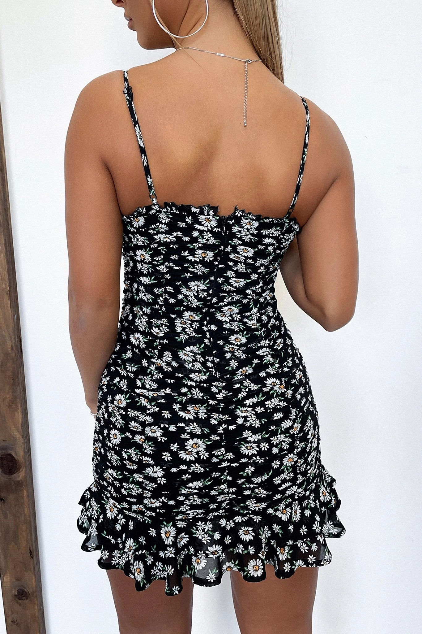 Lounge Cut Artistic Edge Amanda Dress - Black Floral