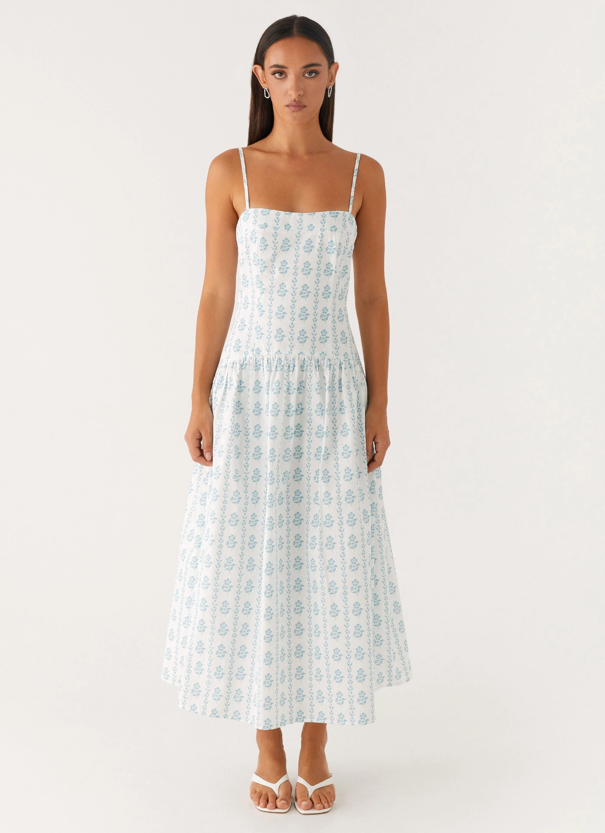 Amelie Midi Dress - Sweet Daydream Print QuickDryTechnology Daily Form