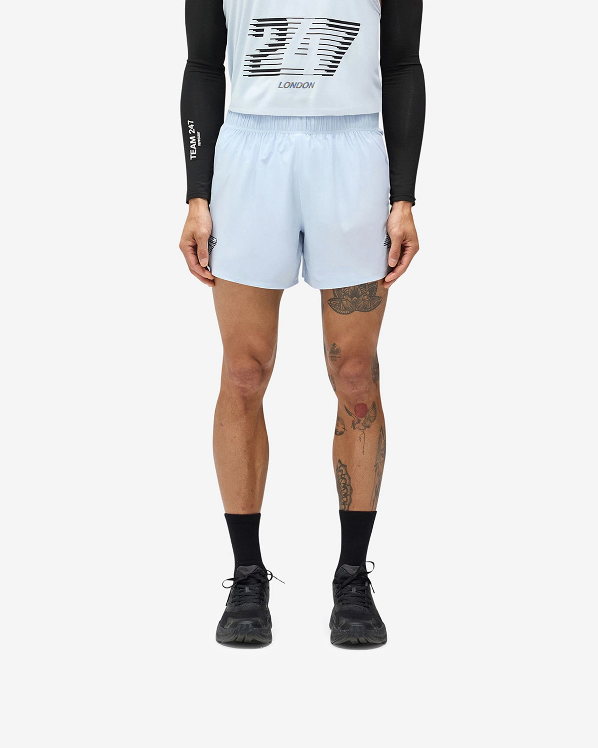 Sporty Flex Stretchable 247 London Shorts - Blue