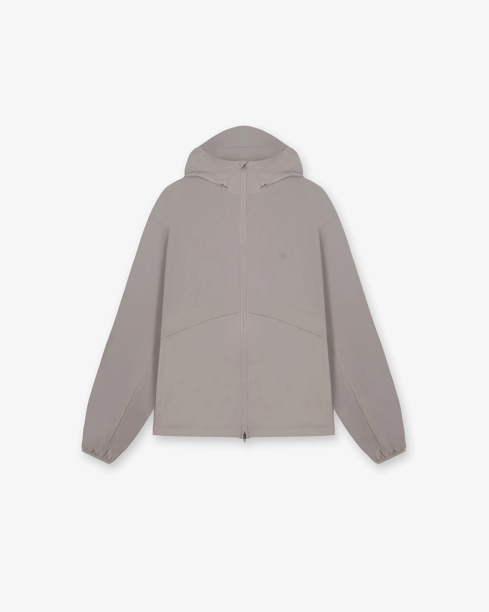 247 Hooded Training Jacket - Cinder MultiPocket Layout All Day Comfort Design