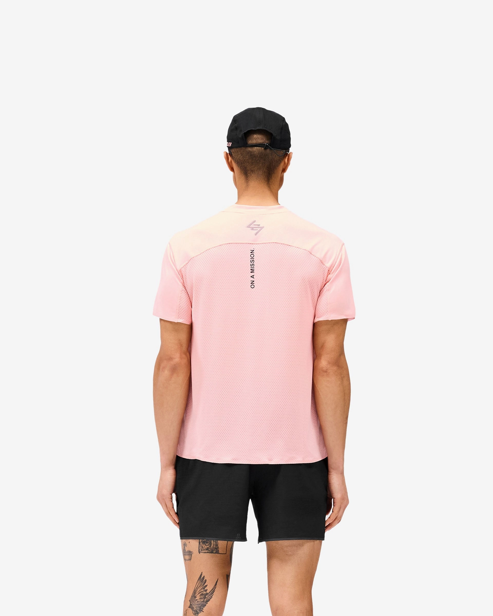 certified Denim combination 247 Los Angeles T-Shirt - Pink