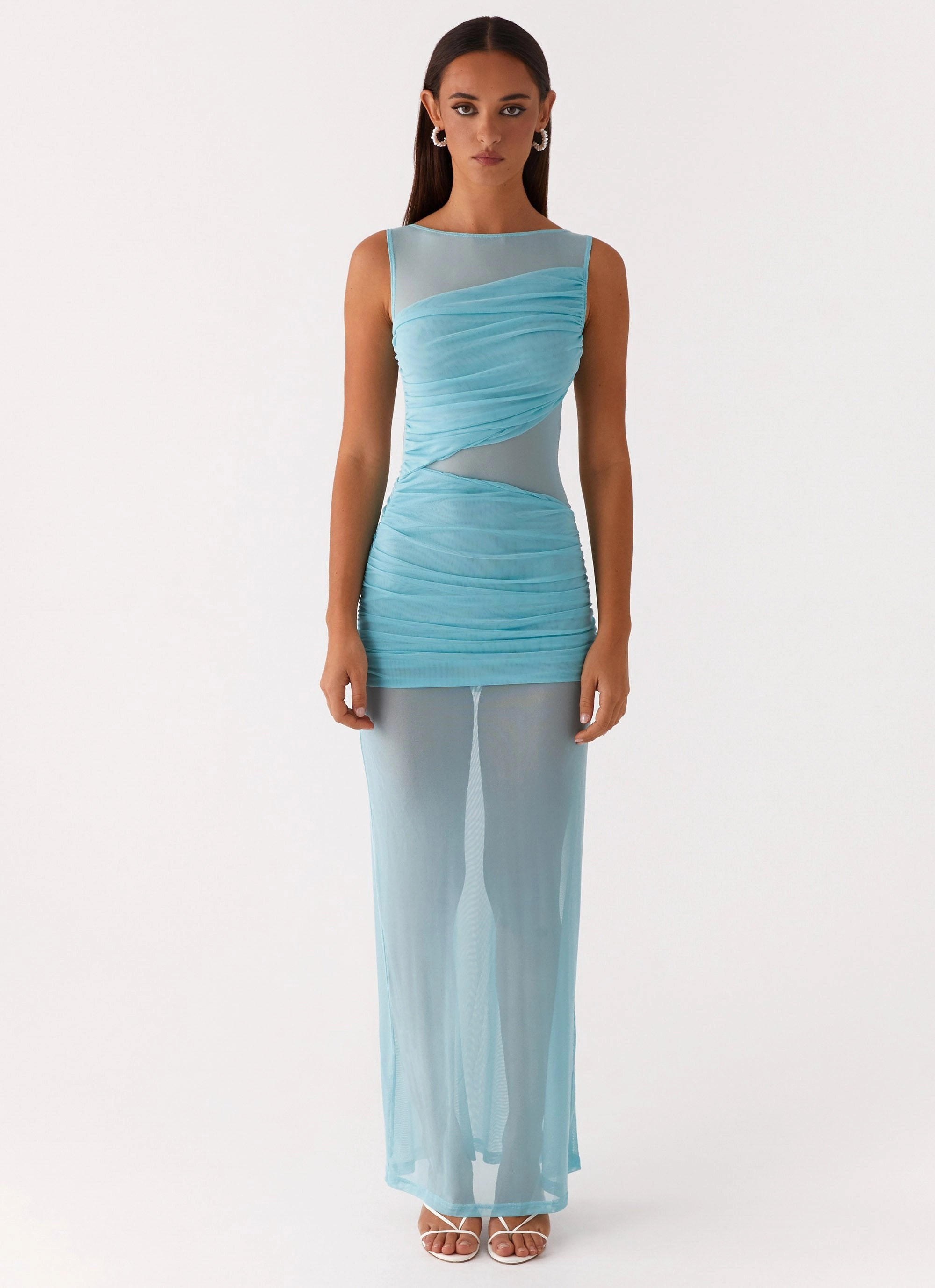 Apollo Maxi Dress - Aqua Soft Presence