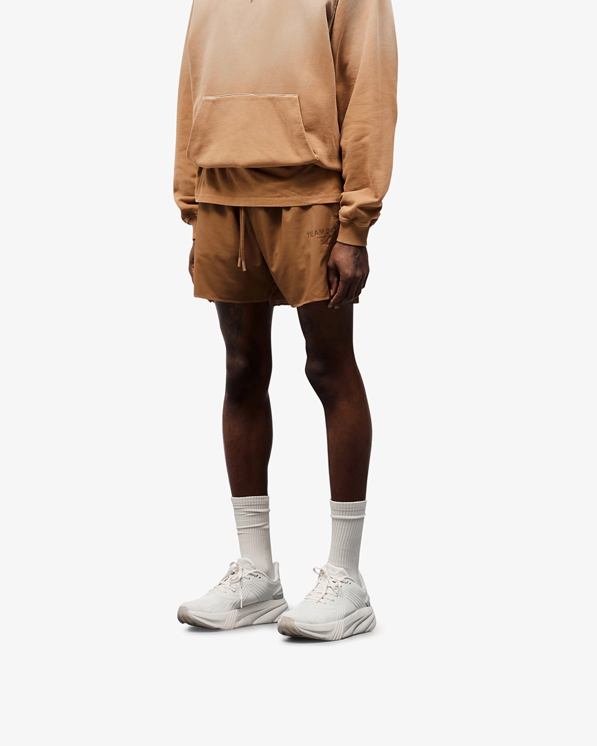 Multi Pocket System easygoing look Team 247 Aero Shorts - Rust