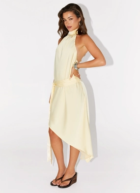 Sharp Look Atlantic Midi Dress - Yellow