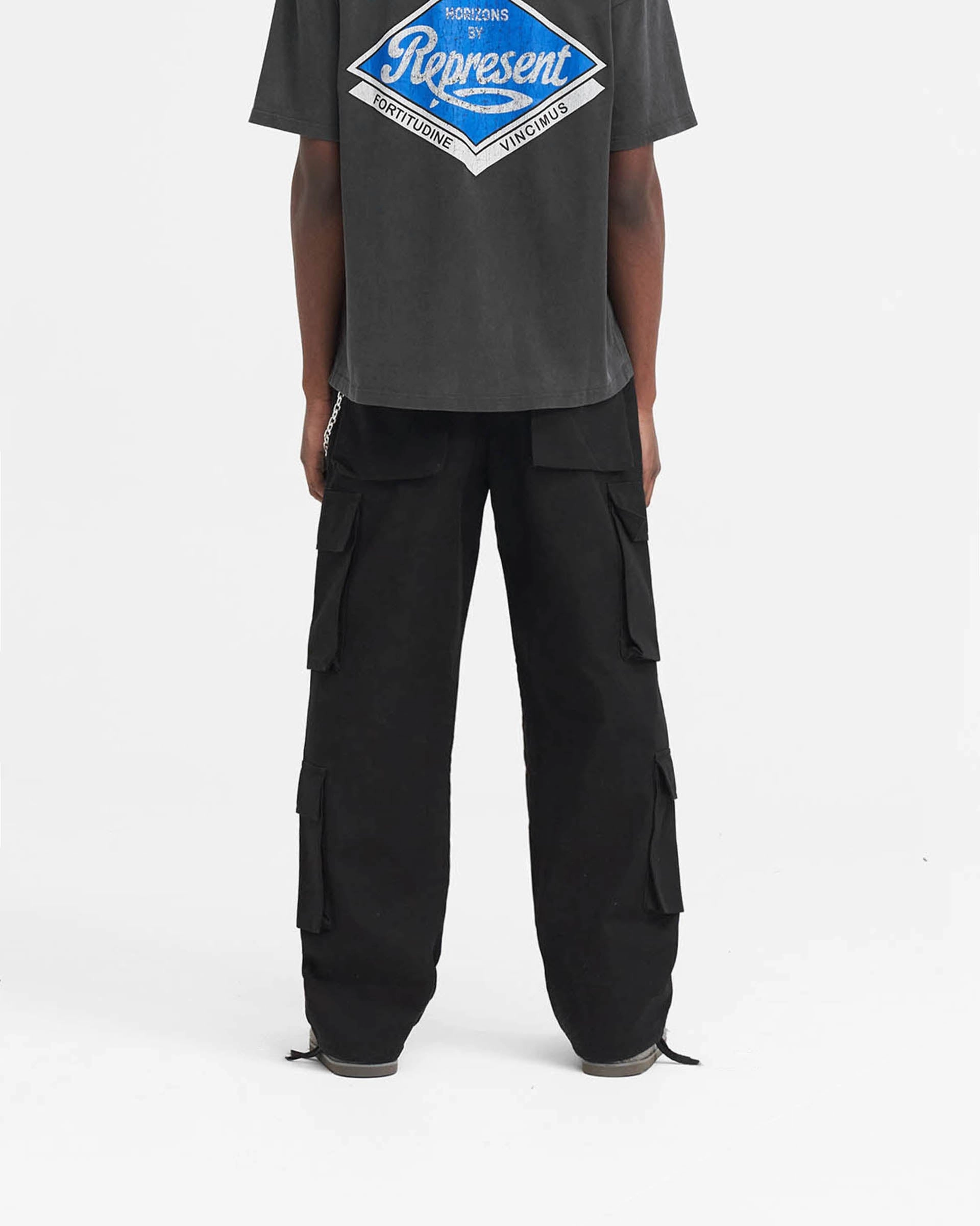 Baggy Cargo Pant - Black All Use Casual Fit Design