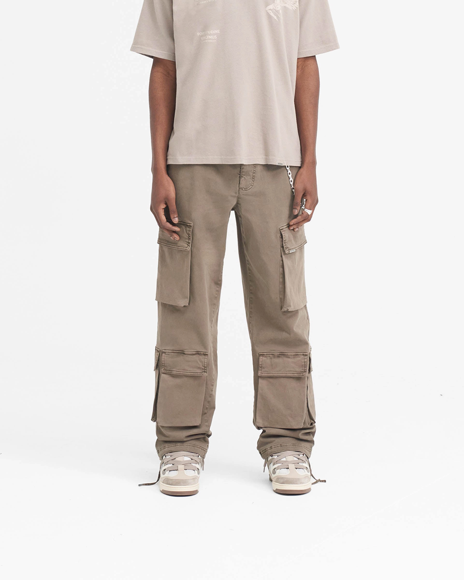 Sleek Design Baggy Cargo Pant - Dawn