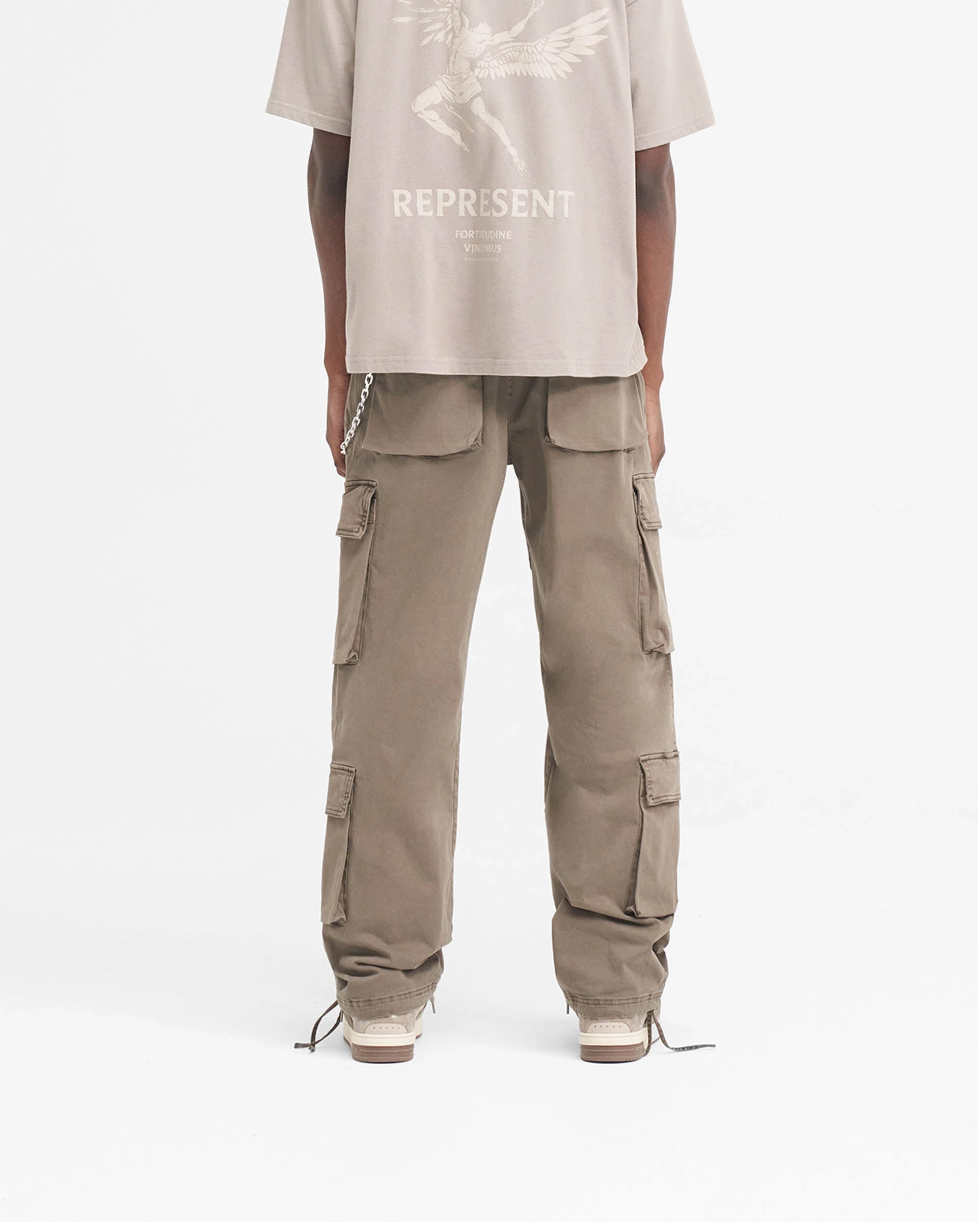 Polished Look Baggy Cargo Pant - Dawn