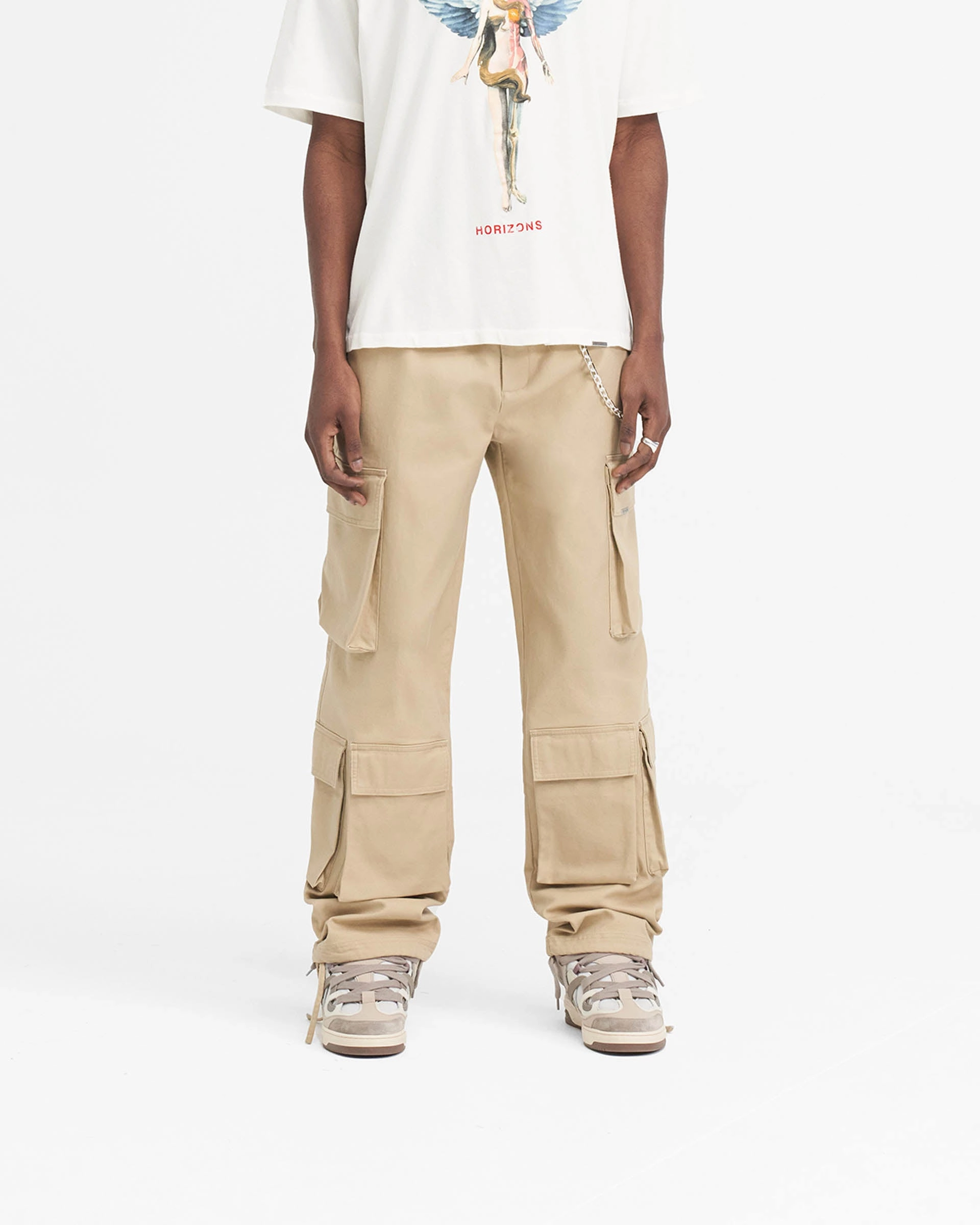 Commuter Fit Baggy Cargo Pant - Sandstone