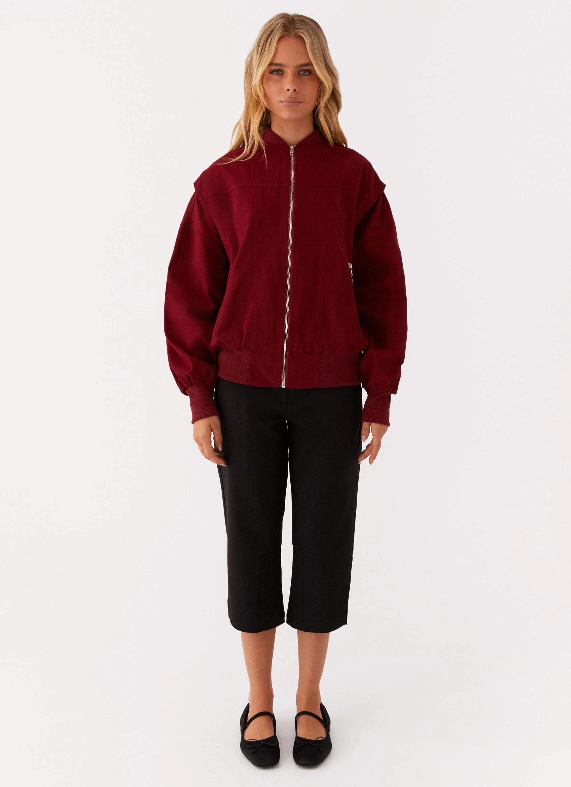 Alabama Bomber Jacket - Red SlipResistantFastenings