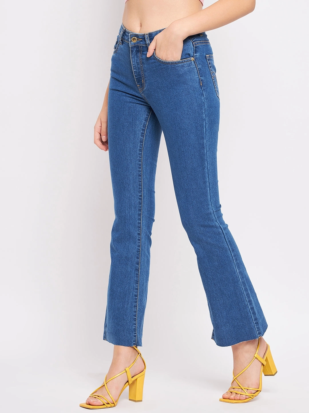Madame Blue Denim Durable Streetwear Fan Premium