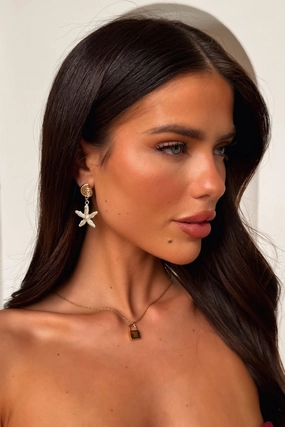 Chic-Appeal Dynamic Prints Bayla Earrings - Gold