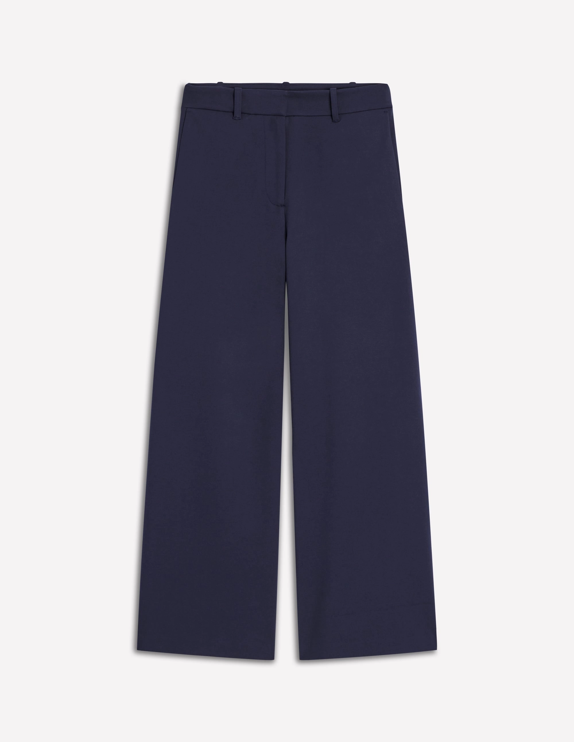 Adaptable Design Belgravia Ponte Crop Trousers-Navy