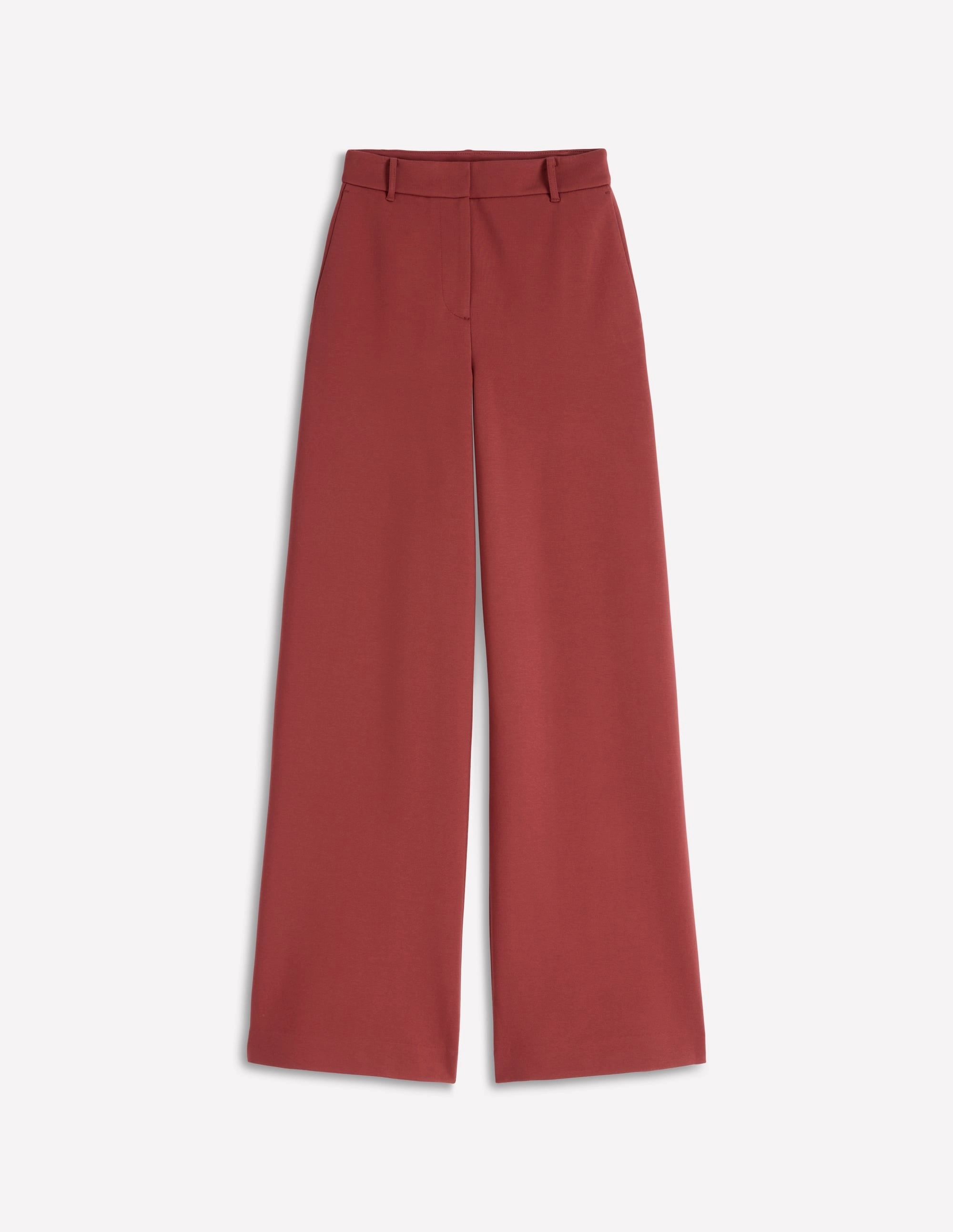 Belgravia Ponte Trousers-Chestnut Soft Design Durable Wear