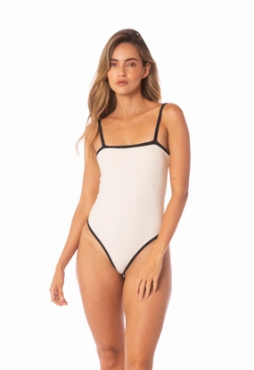 Versatile Strap System I'm White Straight One Piece