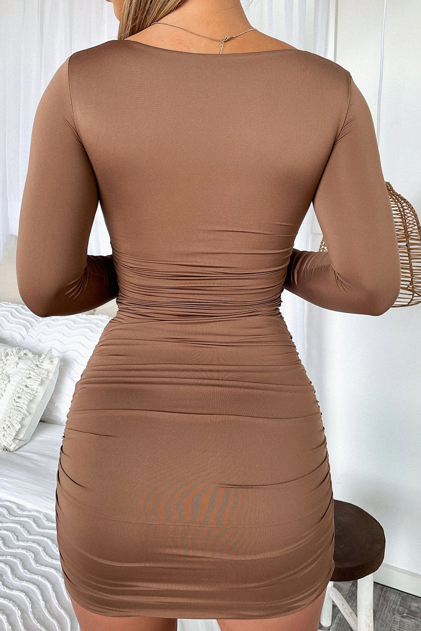 Versatile Style Wear Eye Appeal Blair Dress - Brown