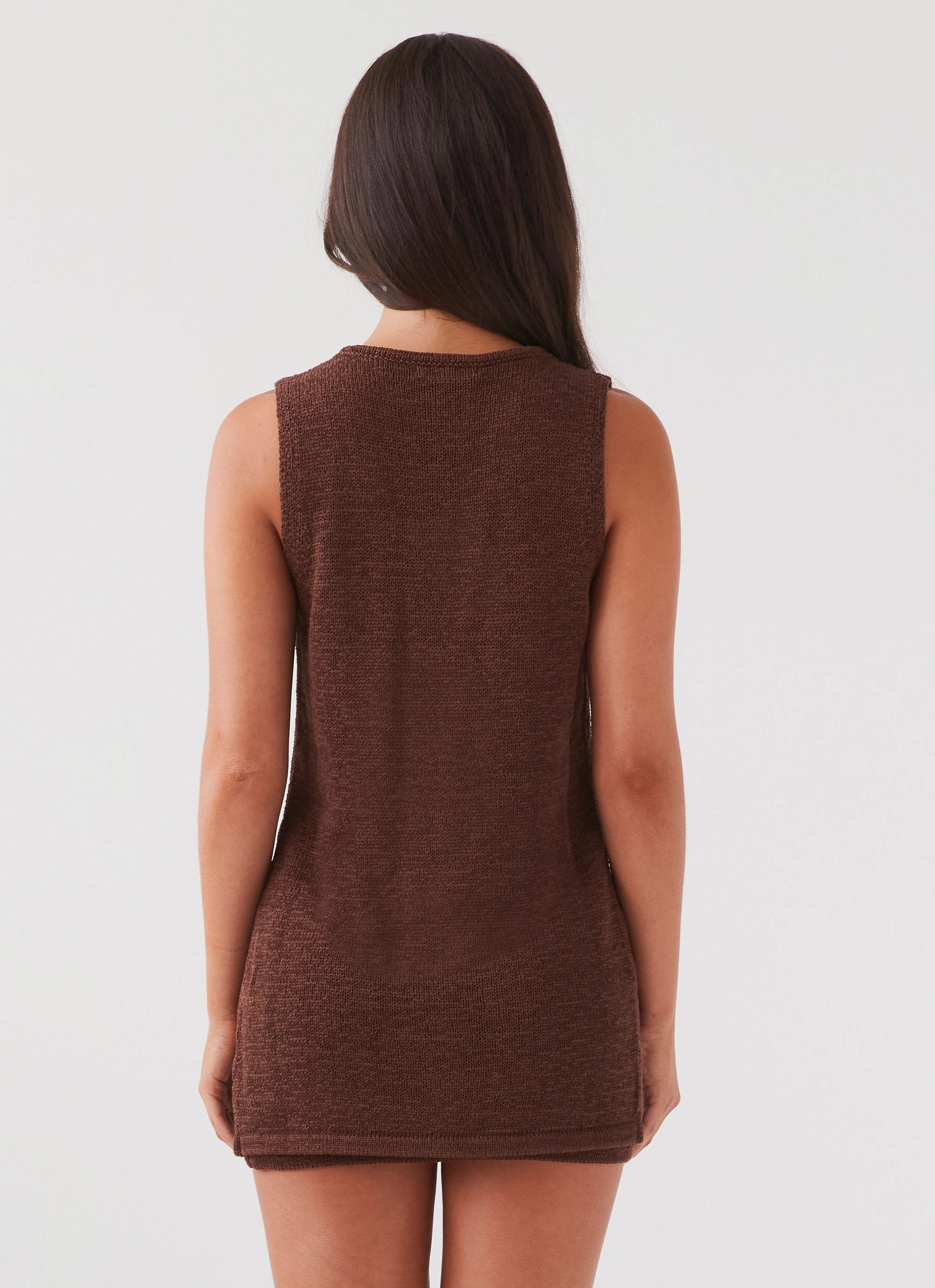 Capri Glow Knit Skirt - Chocolate Fresh Energy