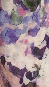 Jemma Long Sleeve Mini Dress - Purple Abstract Fresh Tones