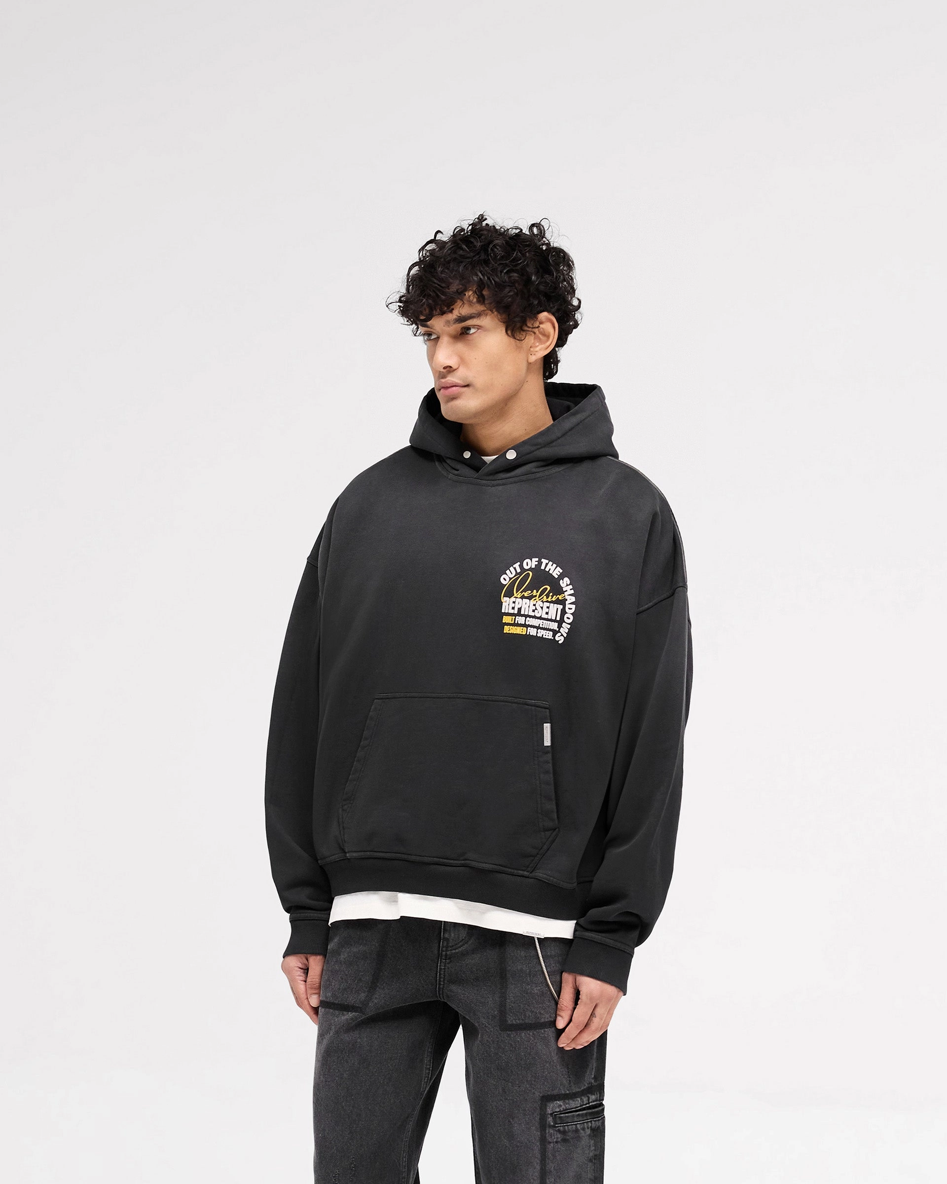 Wild boar like Rain Wear Out Of The Shadows Hoodie - Stained Black