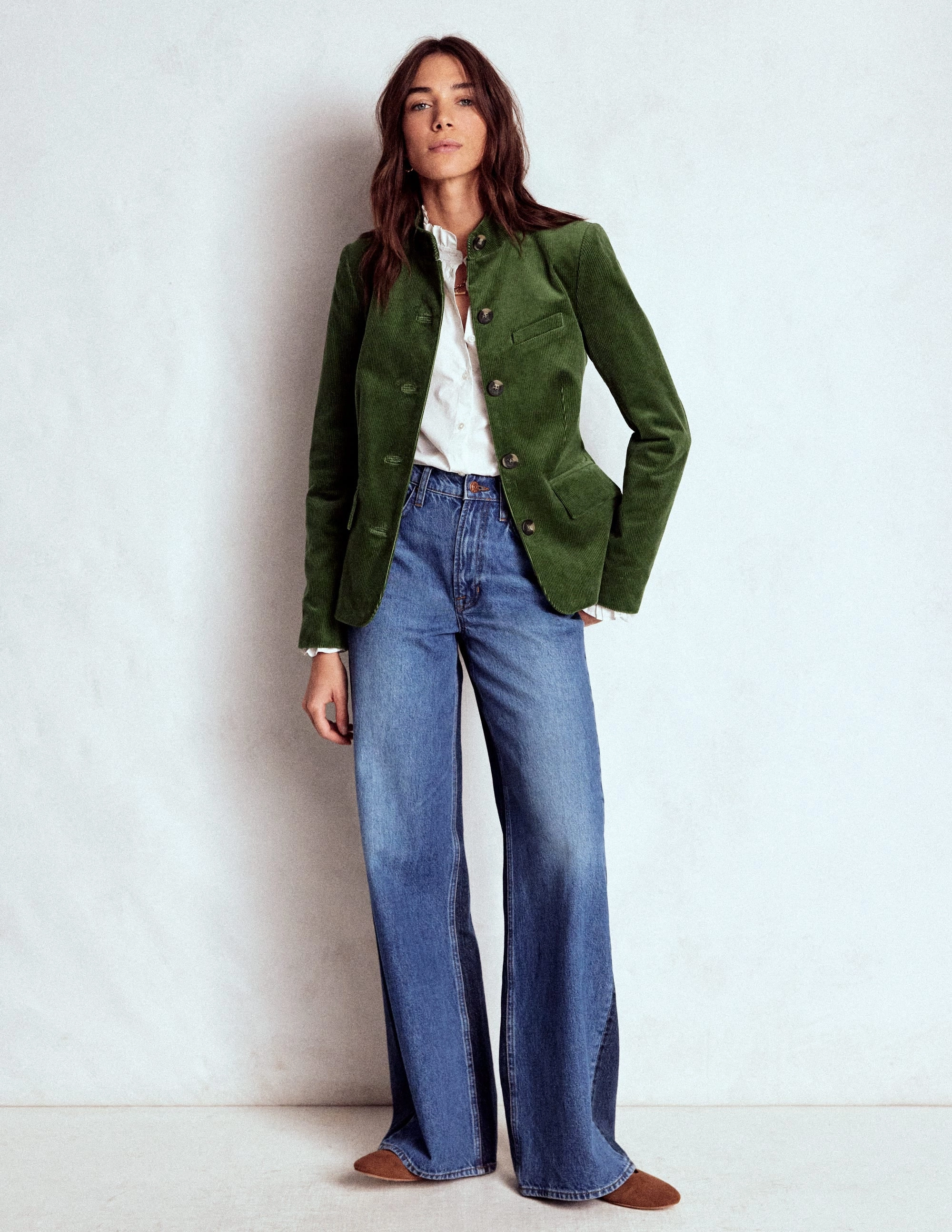 Military Cord Jacket-Fern All weather