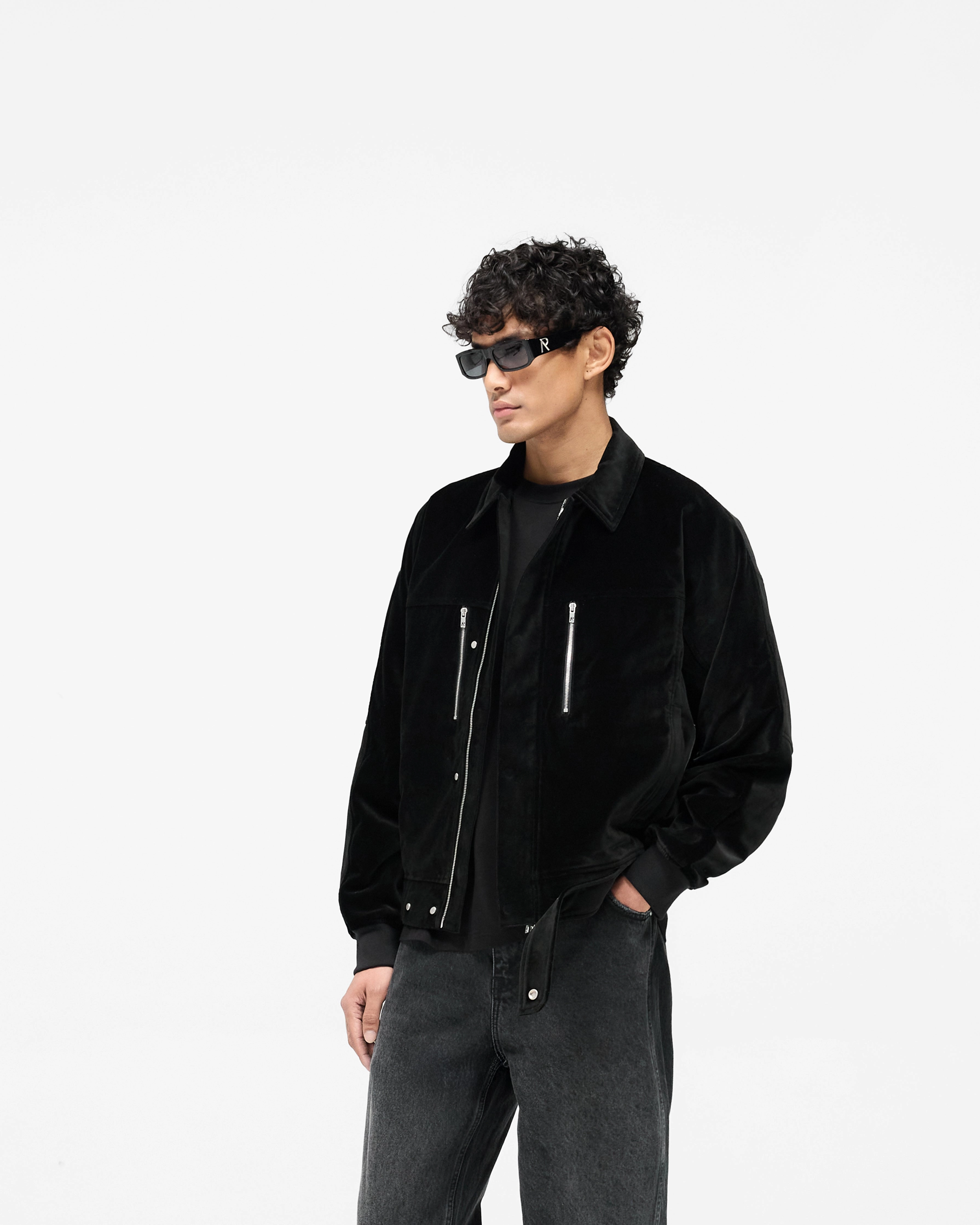 Bordeaux Brushed Jacket - Black Hypoallergenic Fibers HypoallergenicInnerLayer