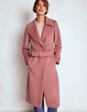 Bow Front Coat-Dusty Pink Silicone Grip Trim