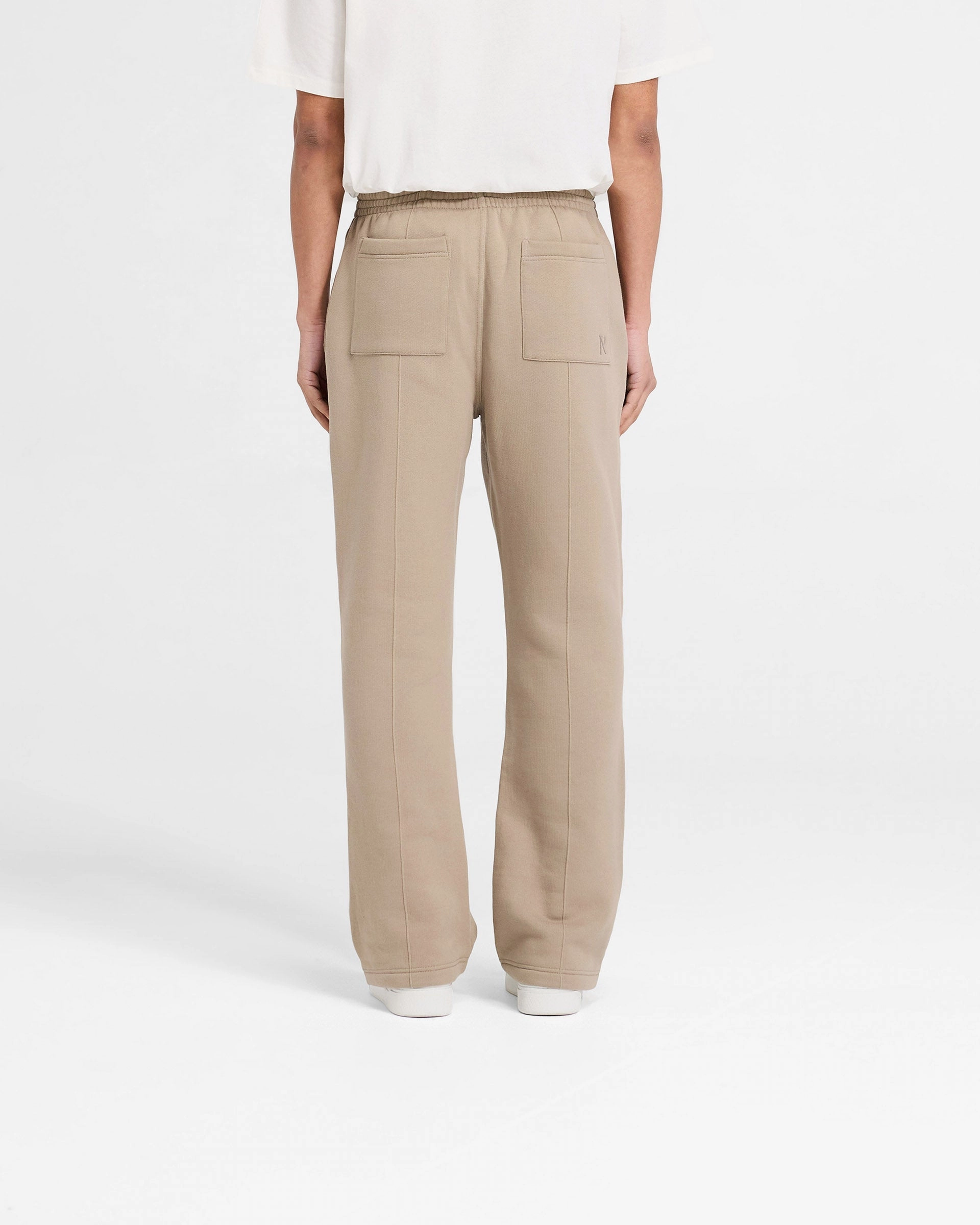 All Fit Stretchy Material Initial Sweatpants - Dune