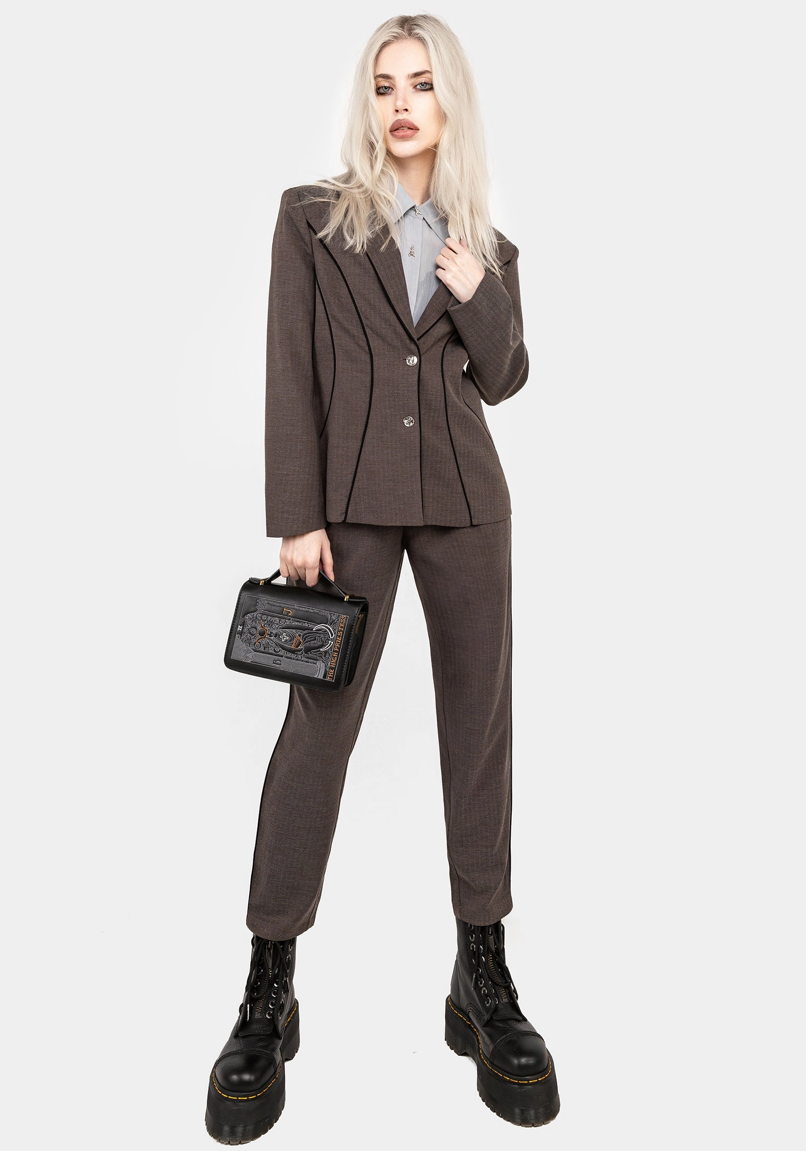 Cointrelle Herringbone Piped Blazer UV Protection Flexible Armholes
