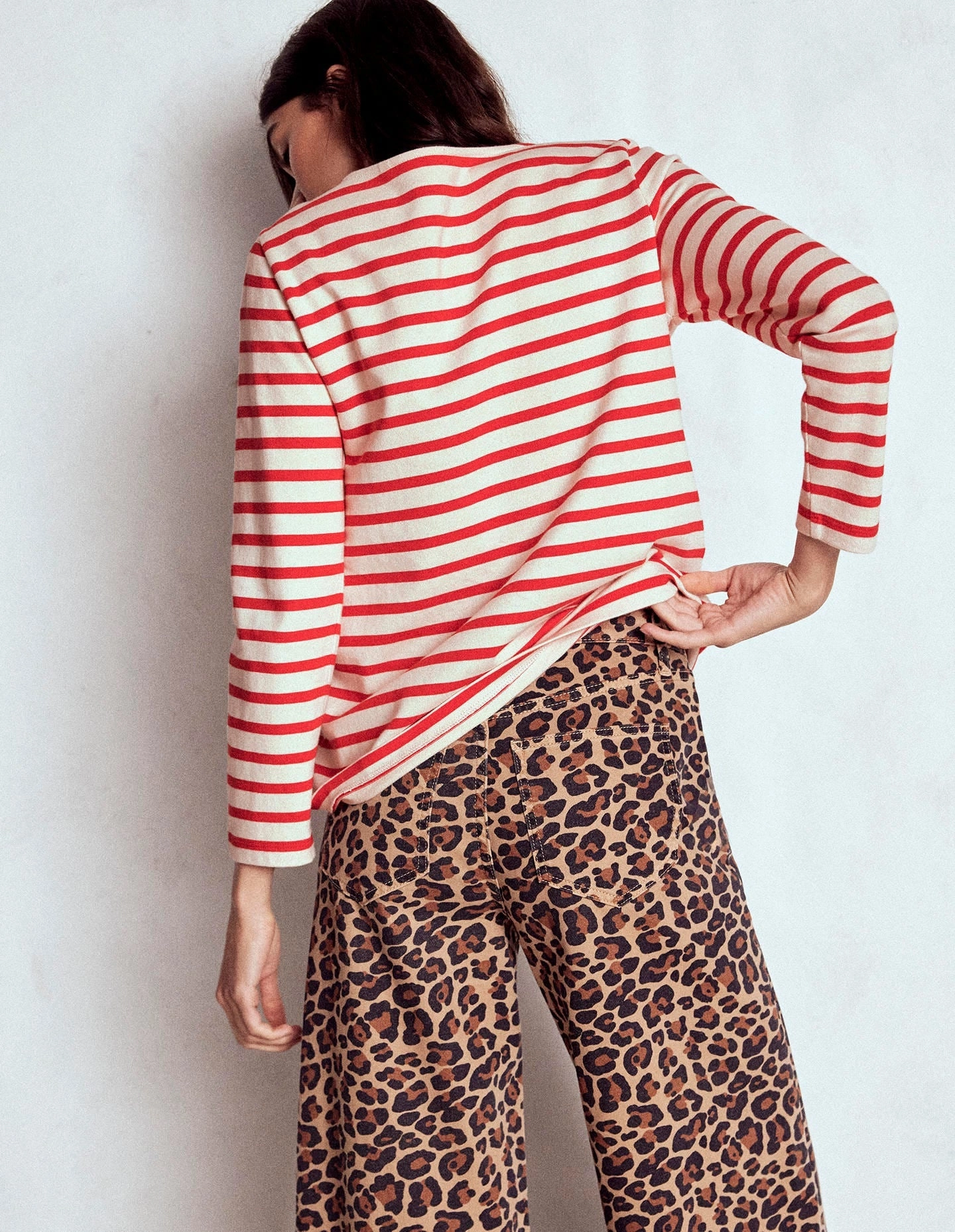 Button Mariner Breton-Ivory and Brilliant Red Multi Way Adjustable Fit