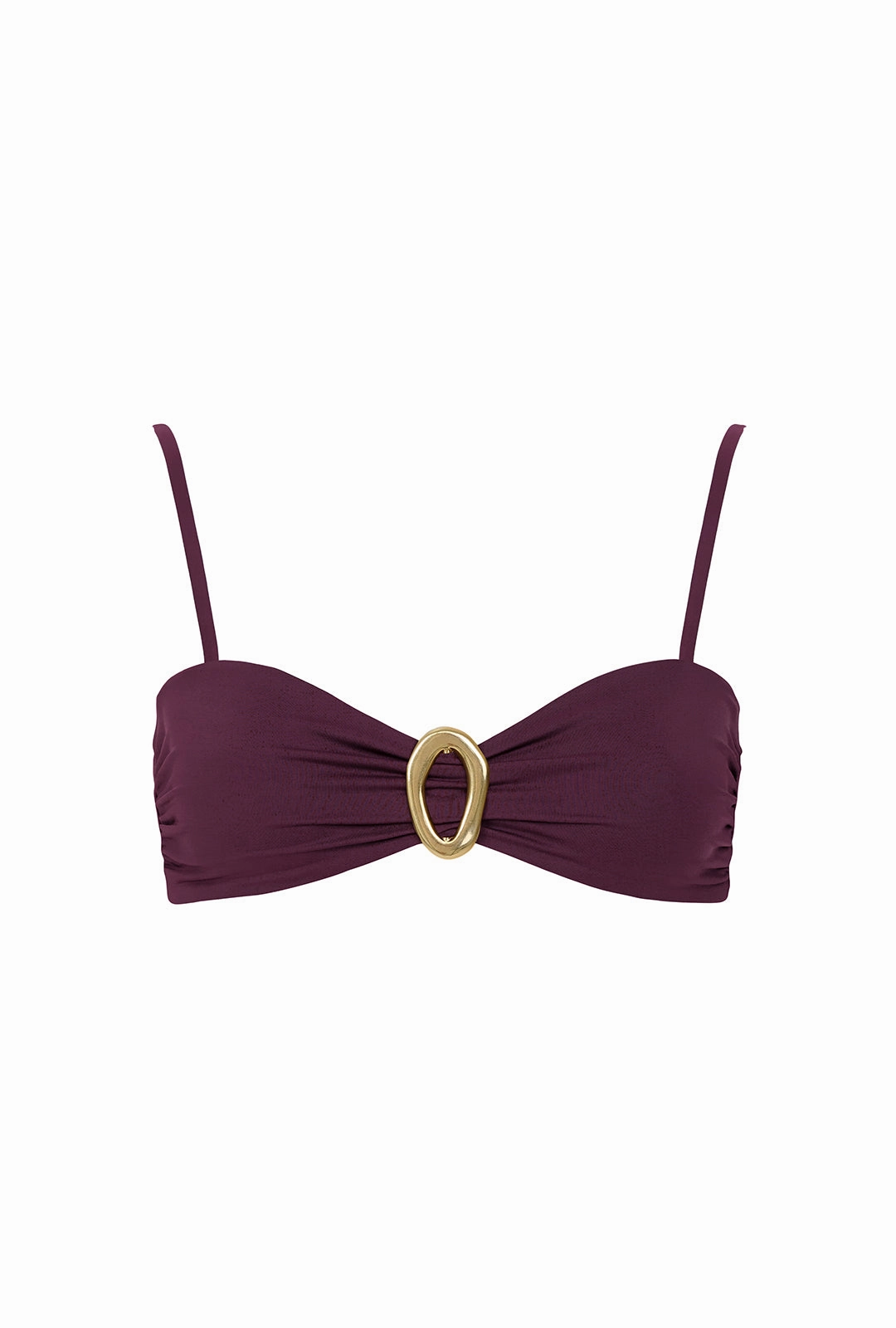 Cabo Verde Top - Plum Metallic-Shine