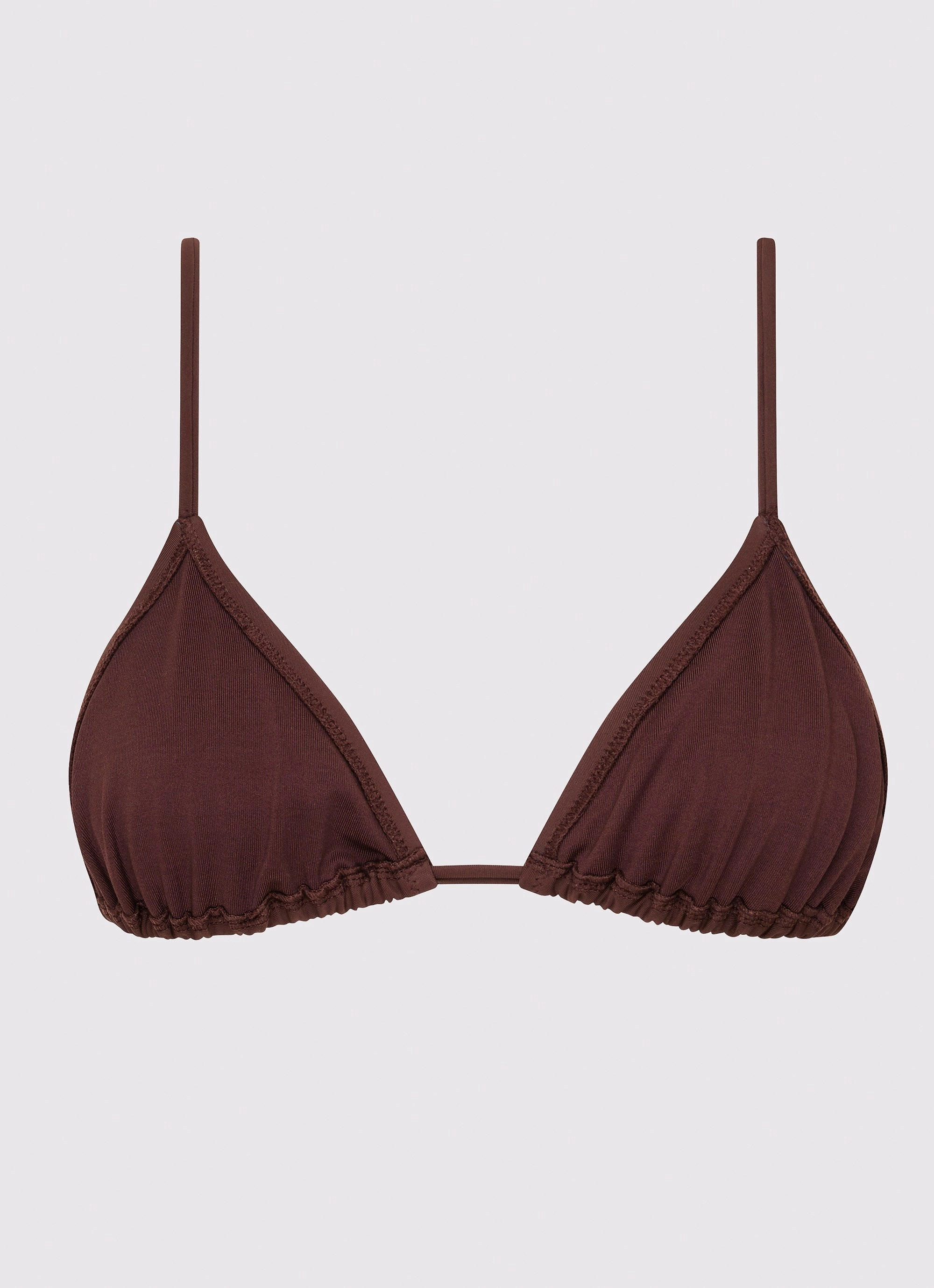 Calista Bikini Top - Brown Ergonomic Cut Eco Friendly Dye Process