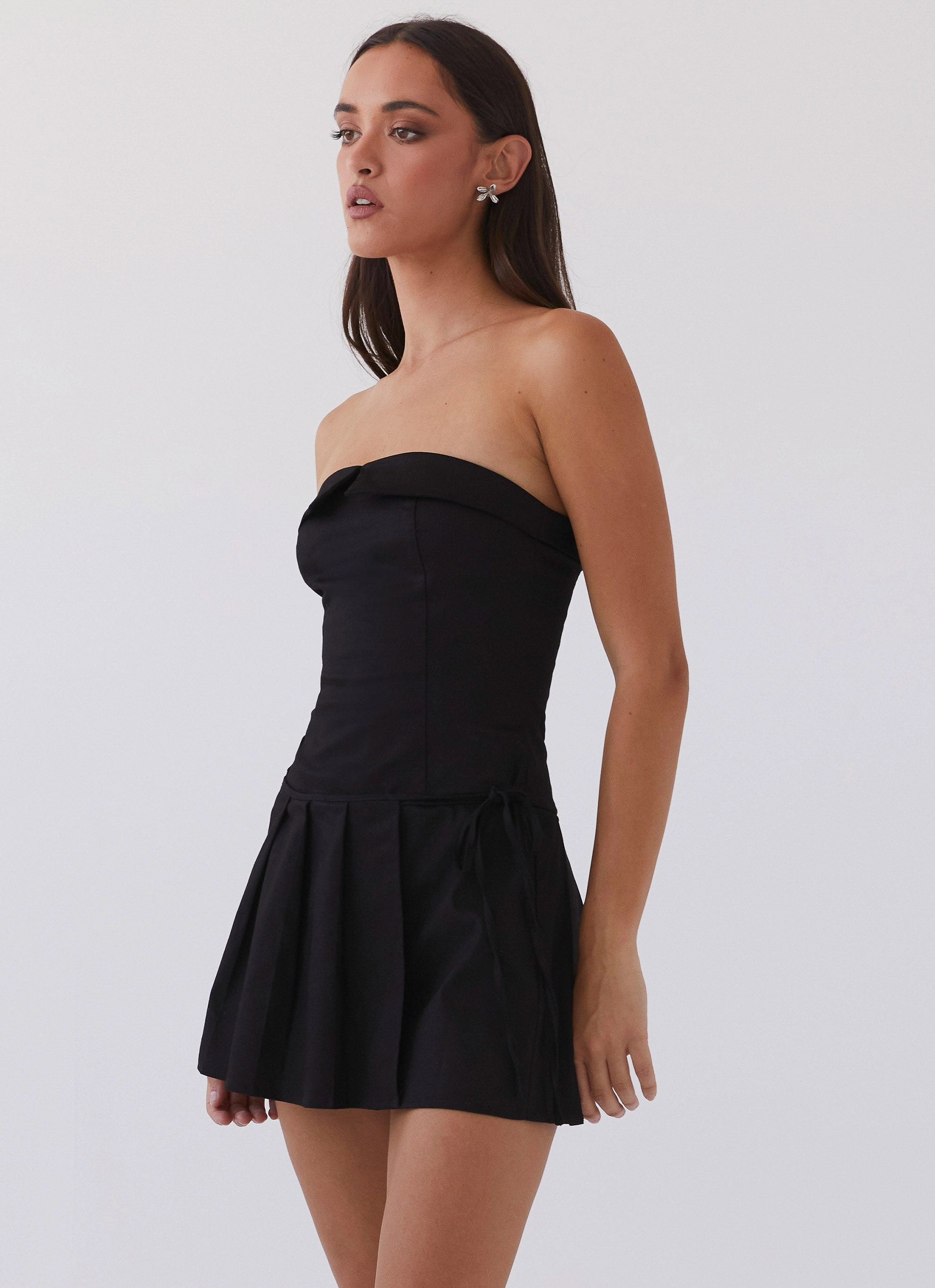 Calling The Shots Mini Dress - Black Work Vibes Eye Appeal