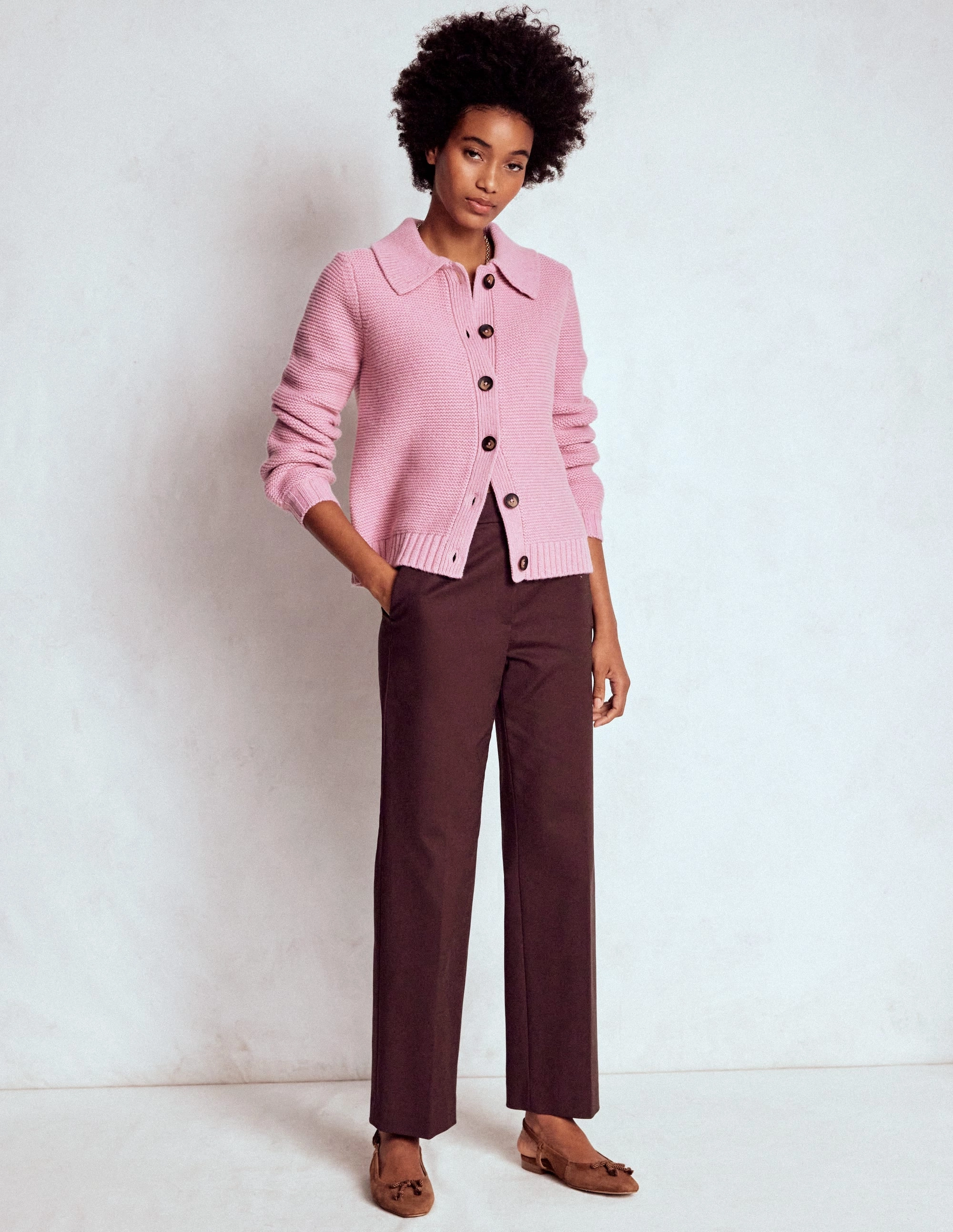 RecycledPolyester Abrasion Resistant Material Canonbury 7/8 Trousers-Deep Aubergine
