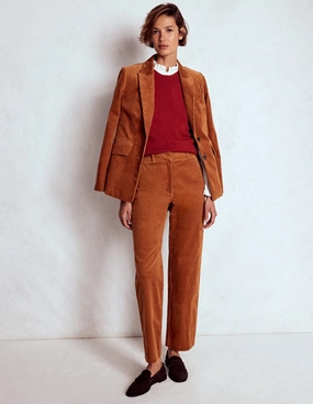 Canonbury Cord Trousers-Ginger Lightweight insulation