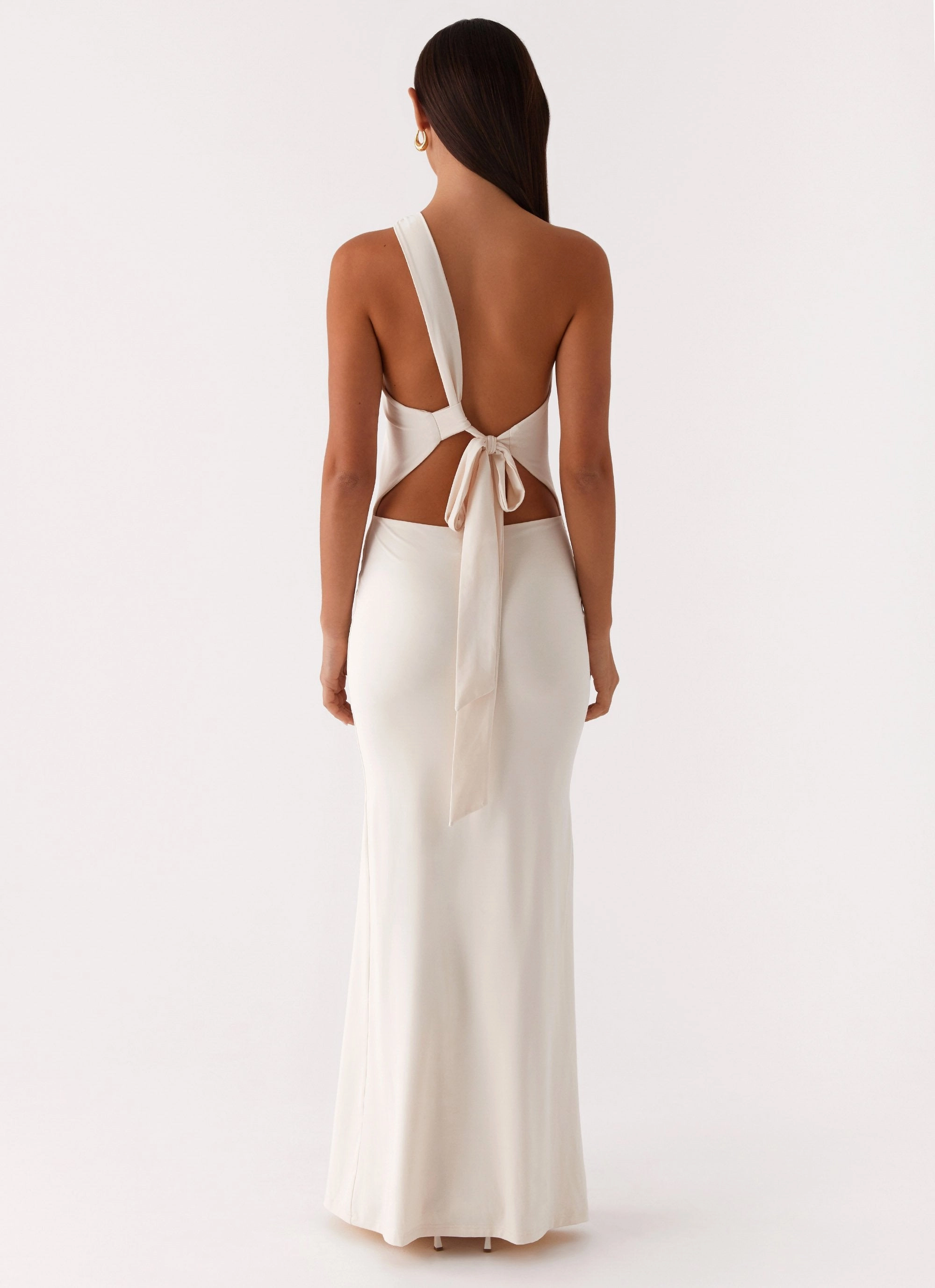 Infinity Maxi Dress - Ivory Cap-Sleeve