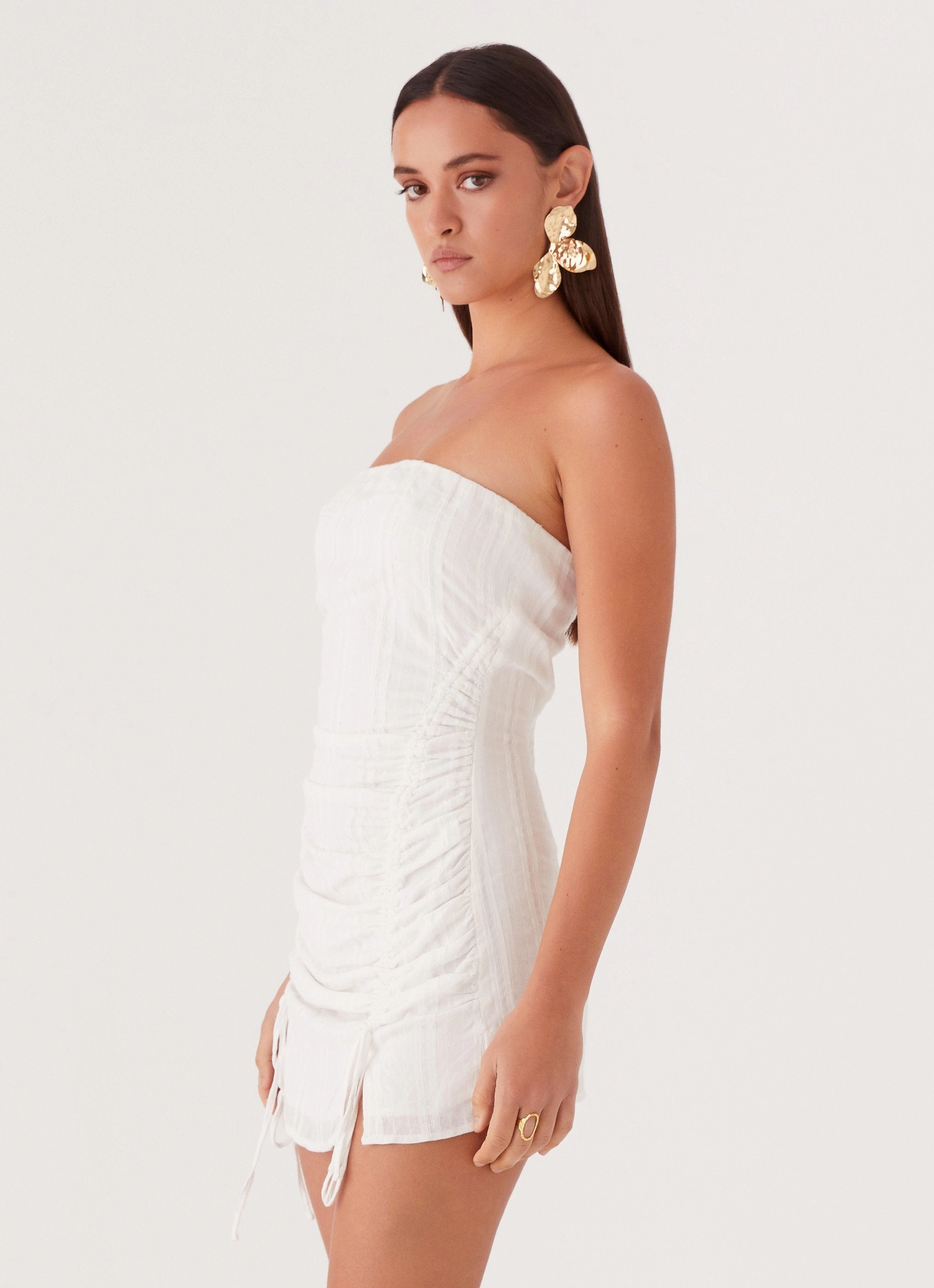 Bloom Zone Carlotta Mini Dress - White