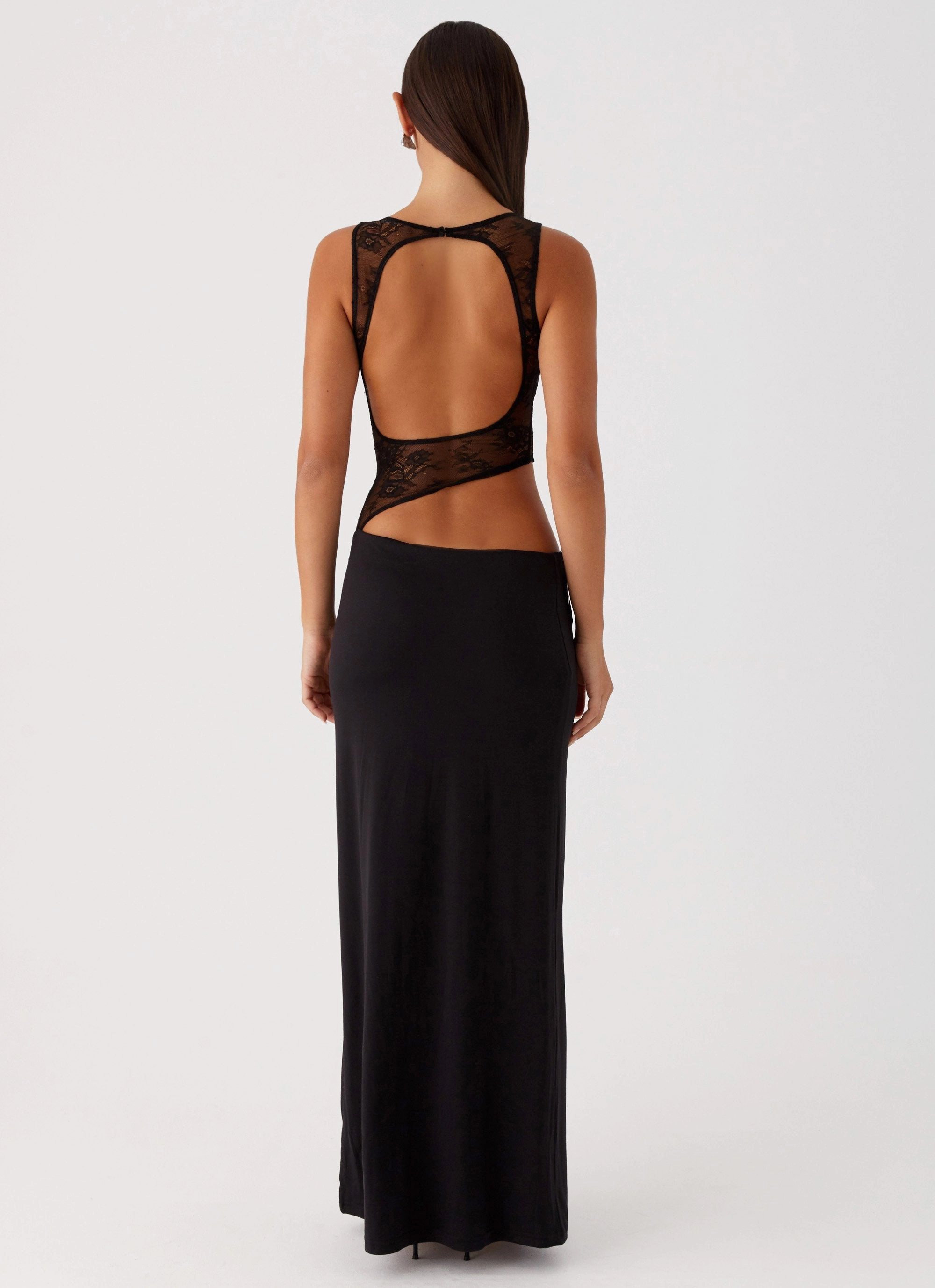 Prophecy Maxi Dress - Black Luxe Comfort Light Drape