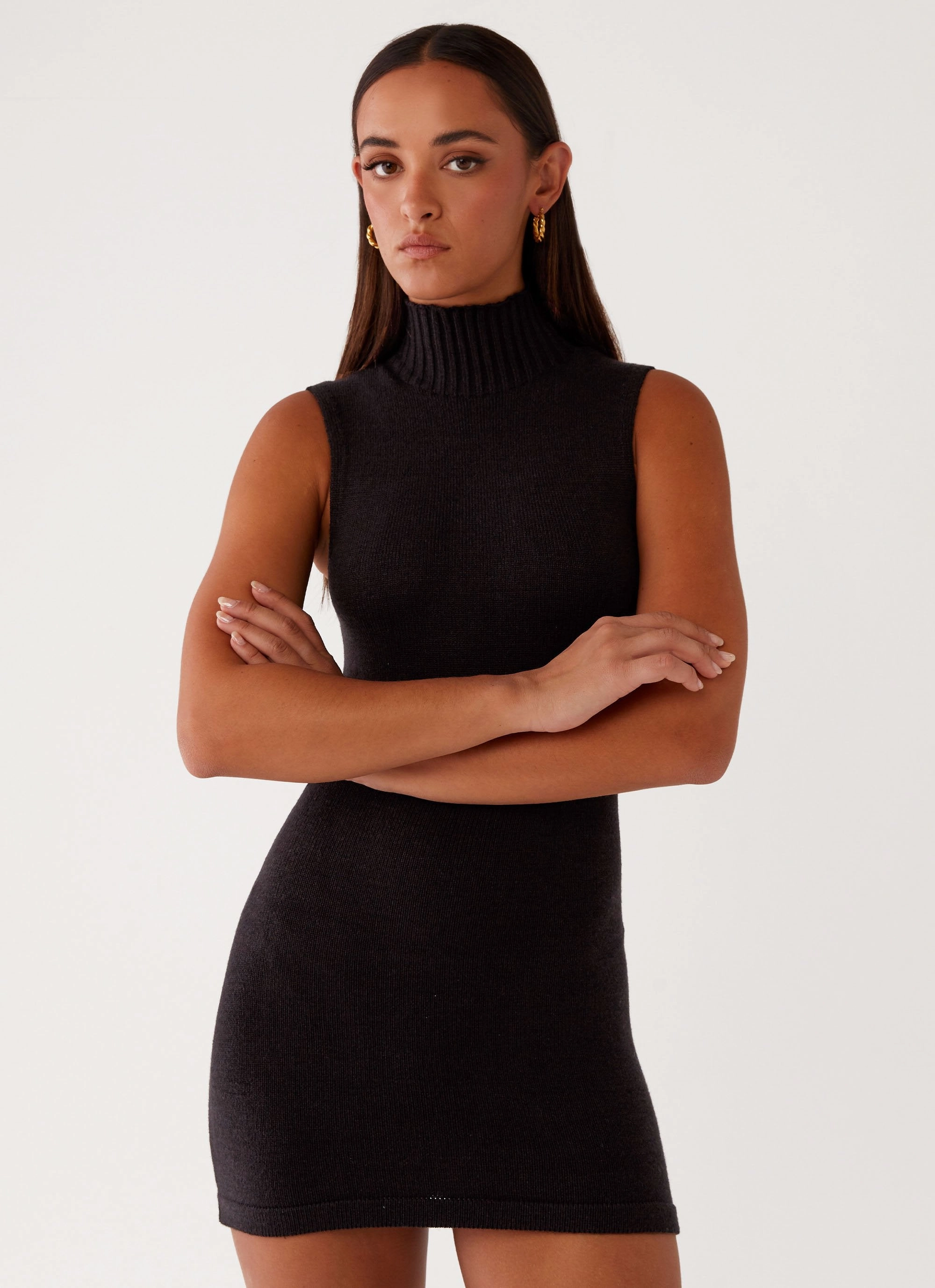 tailored look Effortless Mood Cece Mini Dress - Black
