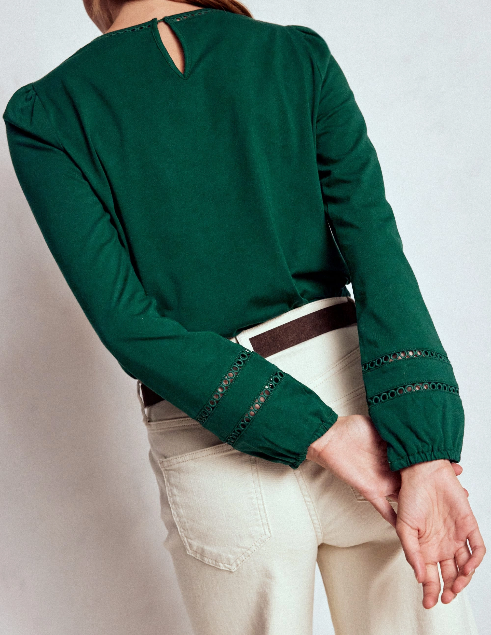 Flo Trim Detail Top-Emerald Night ButterSoft Handfeel