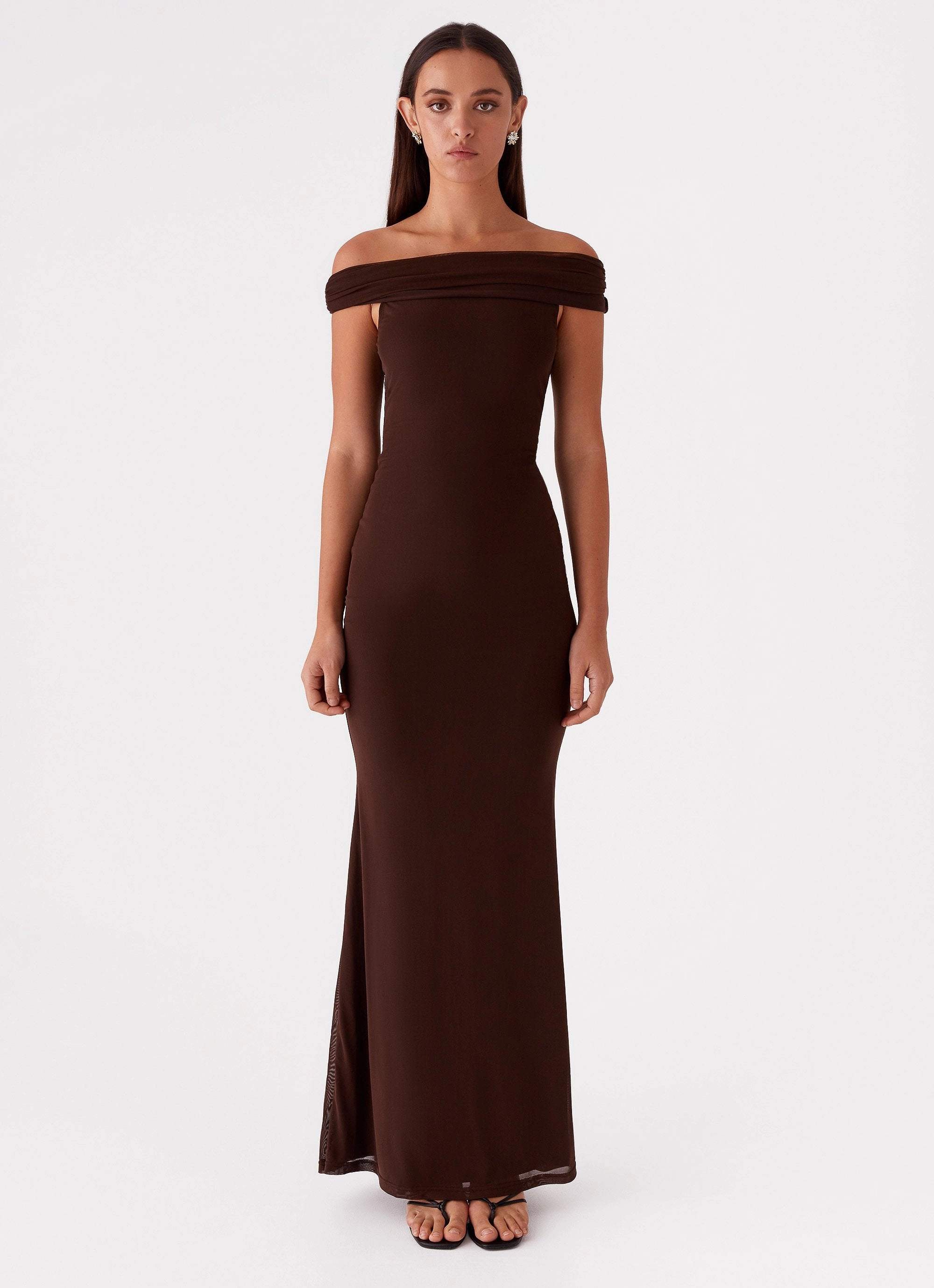 Marilyn Maxi Dress - Chocolate Self Power