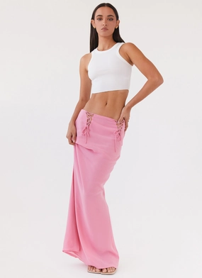 Chella Tie Up Skirt - Pink Comfort Innovation