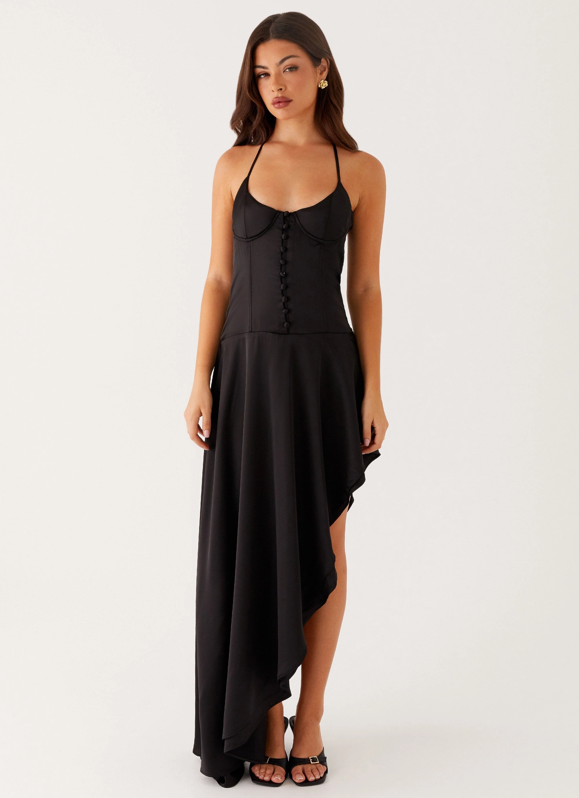 TaglessDesign Always Midi Dress - Black