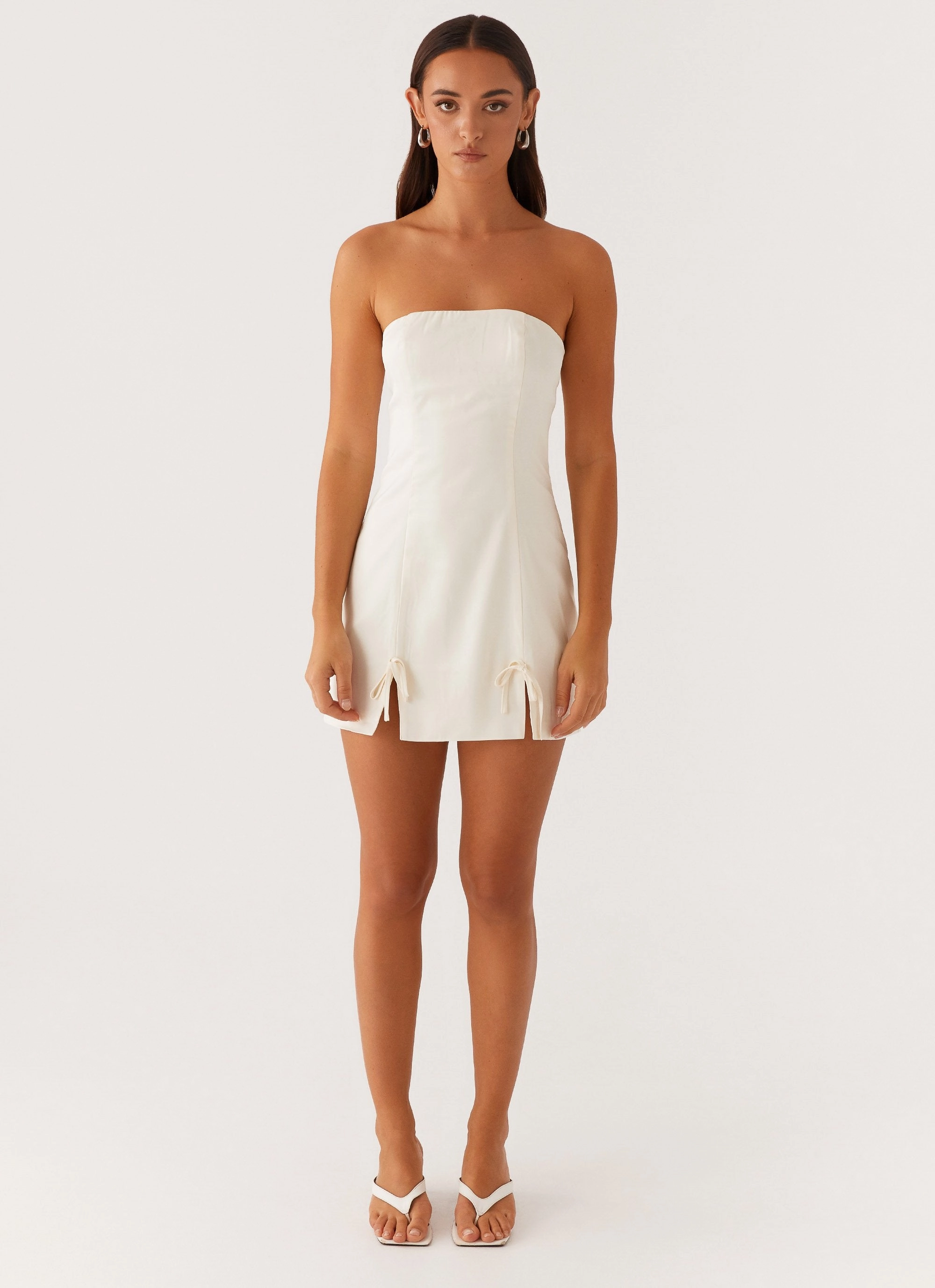 Fresh Stitch Kessie Mini Dress - Ivory