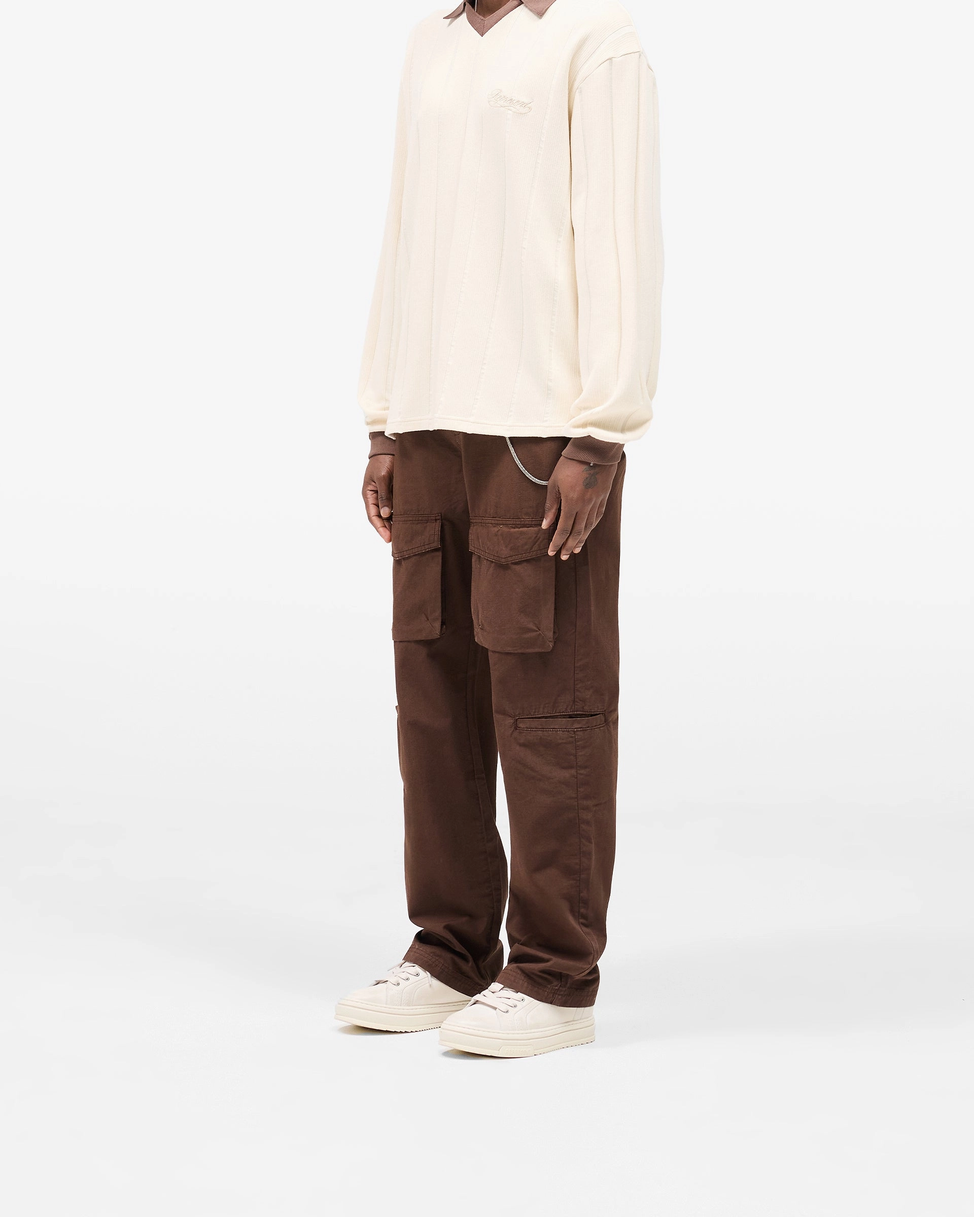 Front Pocket Cargo Pant - Tobacco Cool Weather Chic casual