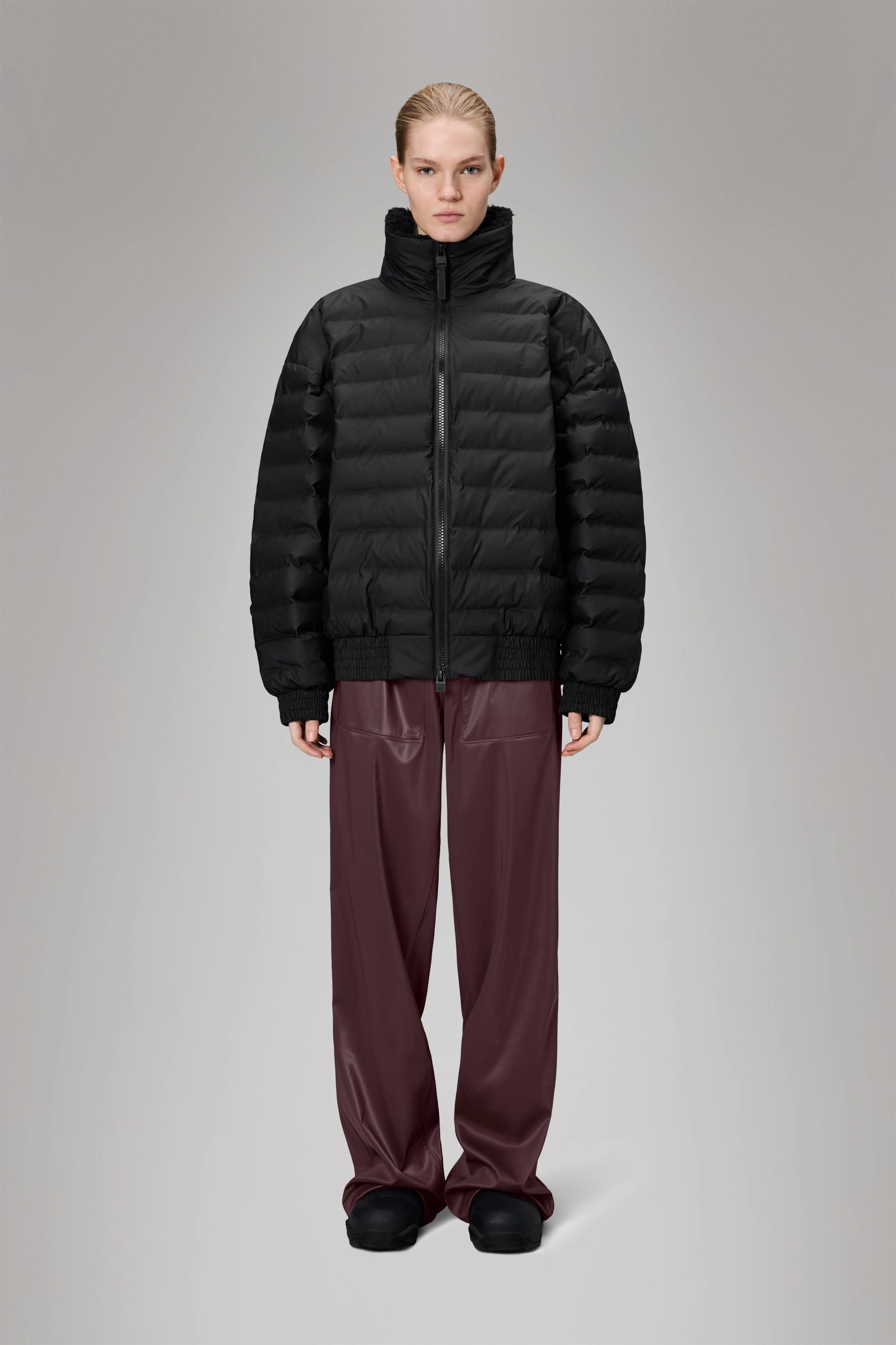 Crisp Air Piece Lohja Vision Puffer Bomber Jacket