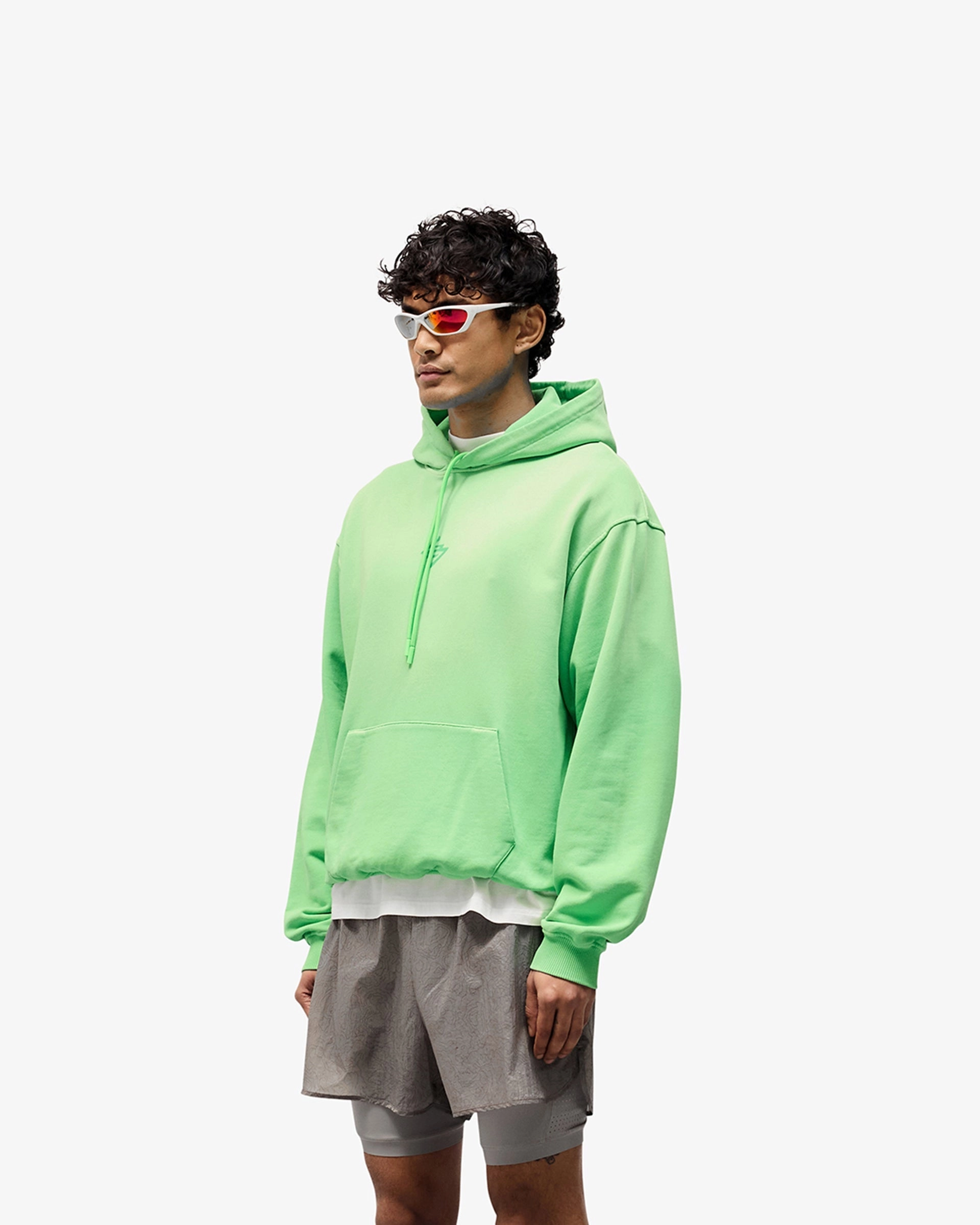 Ramadan wear 247 Motion Oversized Hoodie  - Speed Green