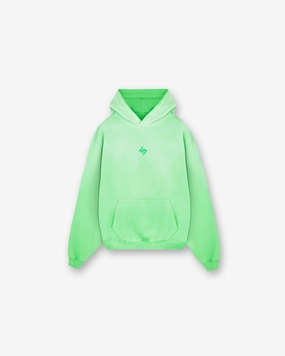 Fish like 247 Motion Oversized Hoodie  - Speed Green