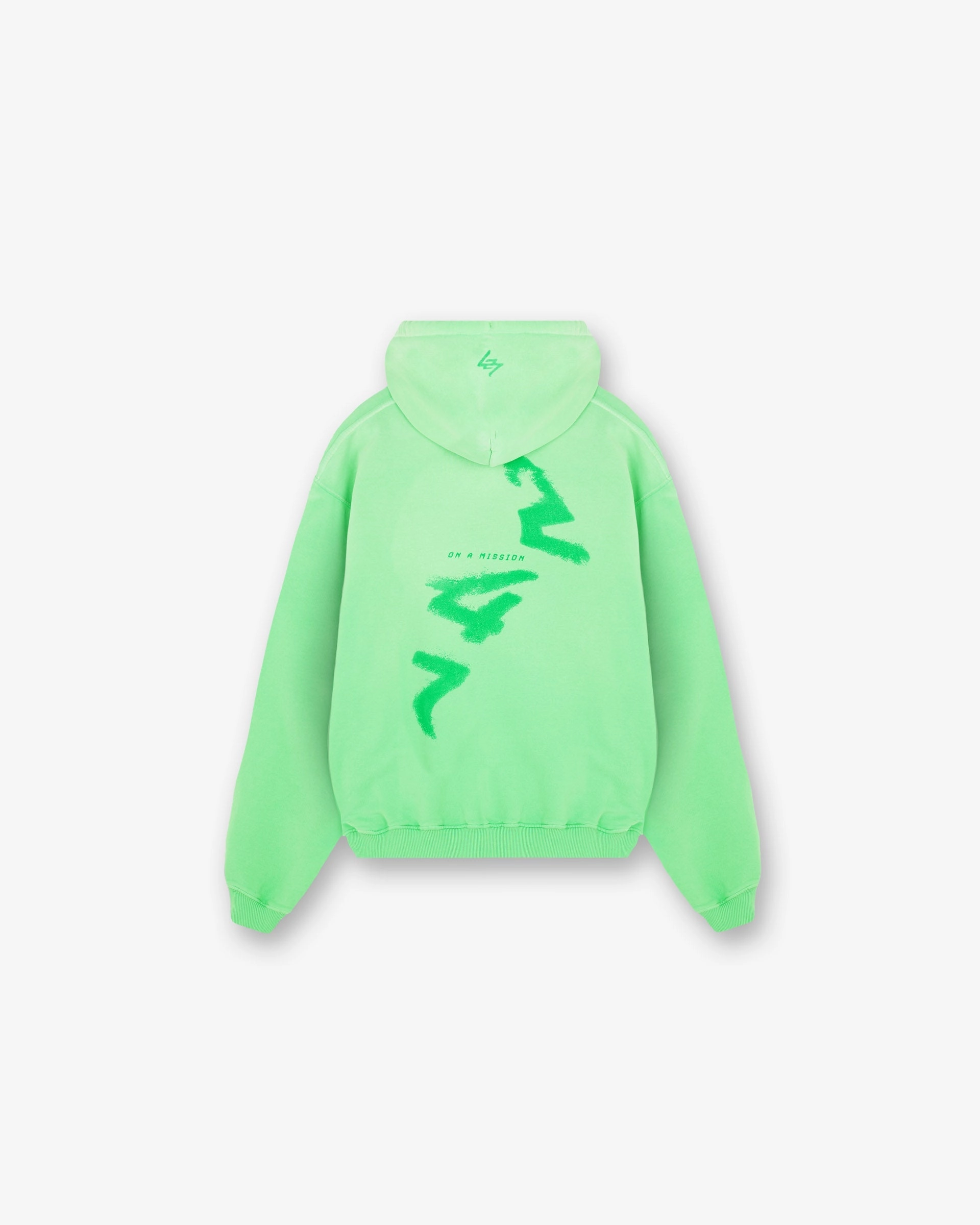 247 Motion Oversized Hoodie  - Speed Green Contemporary Look
