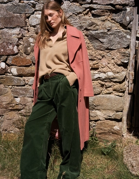 Kensington Cord Trousers-Green Fir Moisture Management Seamless Wear
