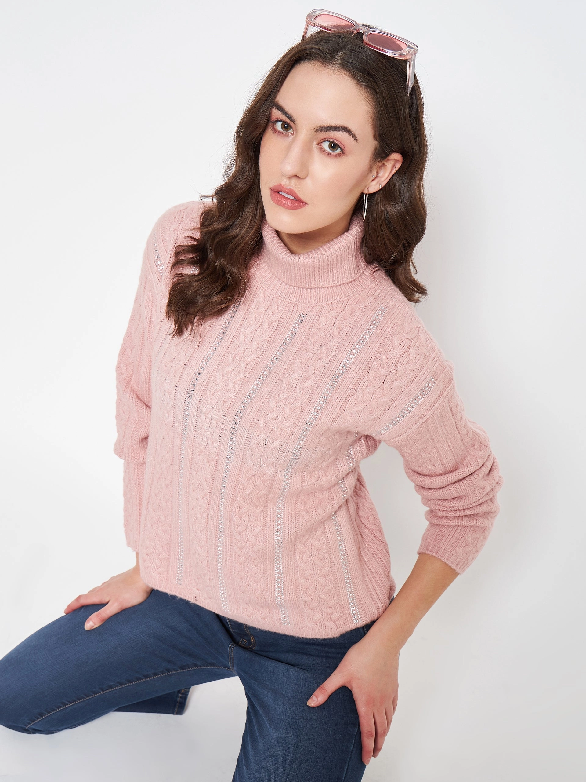 Madame Peach Sweater Knit Comfort Wear